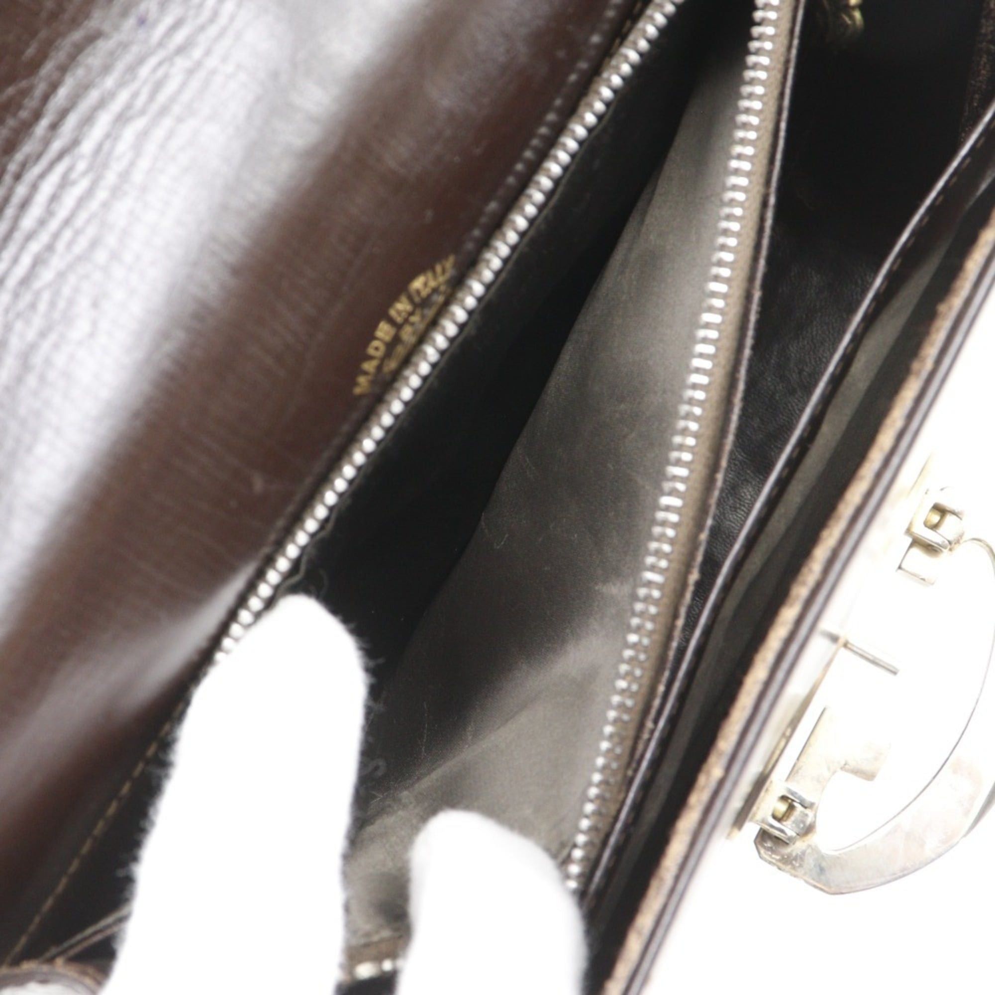 Gucci Gucci Old Shoulder Bag, Vintage Calfskin Brown, A5 Size, Flap, Gucci, Women's Size ONE SIZE - 6 Thumbnail