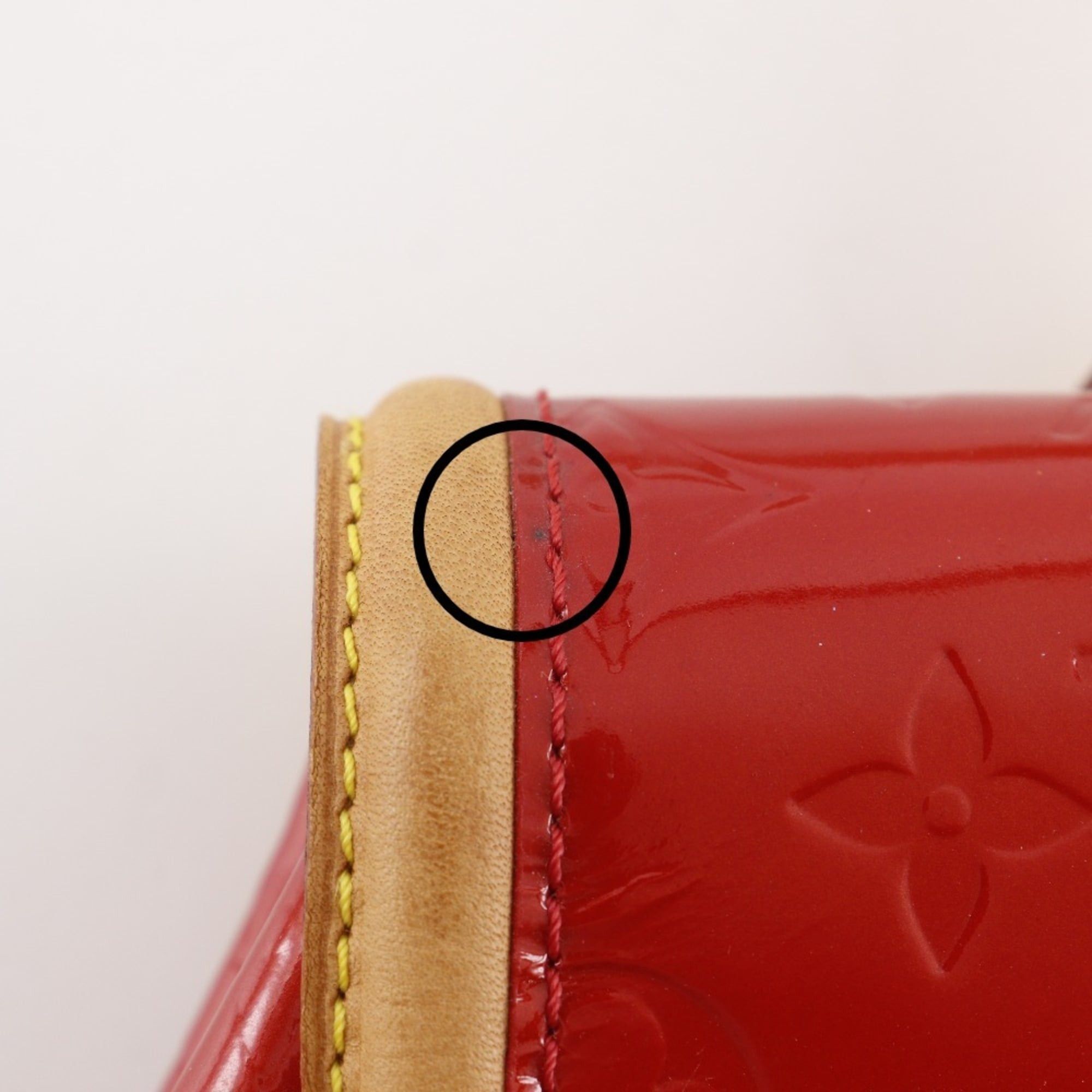 Louis Vuitton Louis Vuitton Biscayne Bay PM Tote Bag M91291 Monogram Vernis 2004 Red TH0044 Magnet Attached Women's Size ONE SIZE - 10 Thumbnail