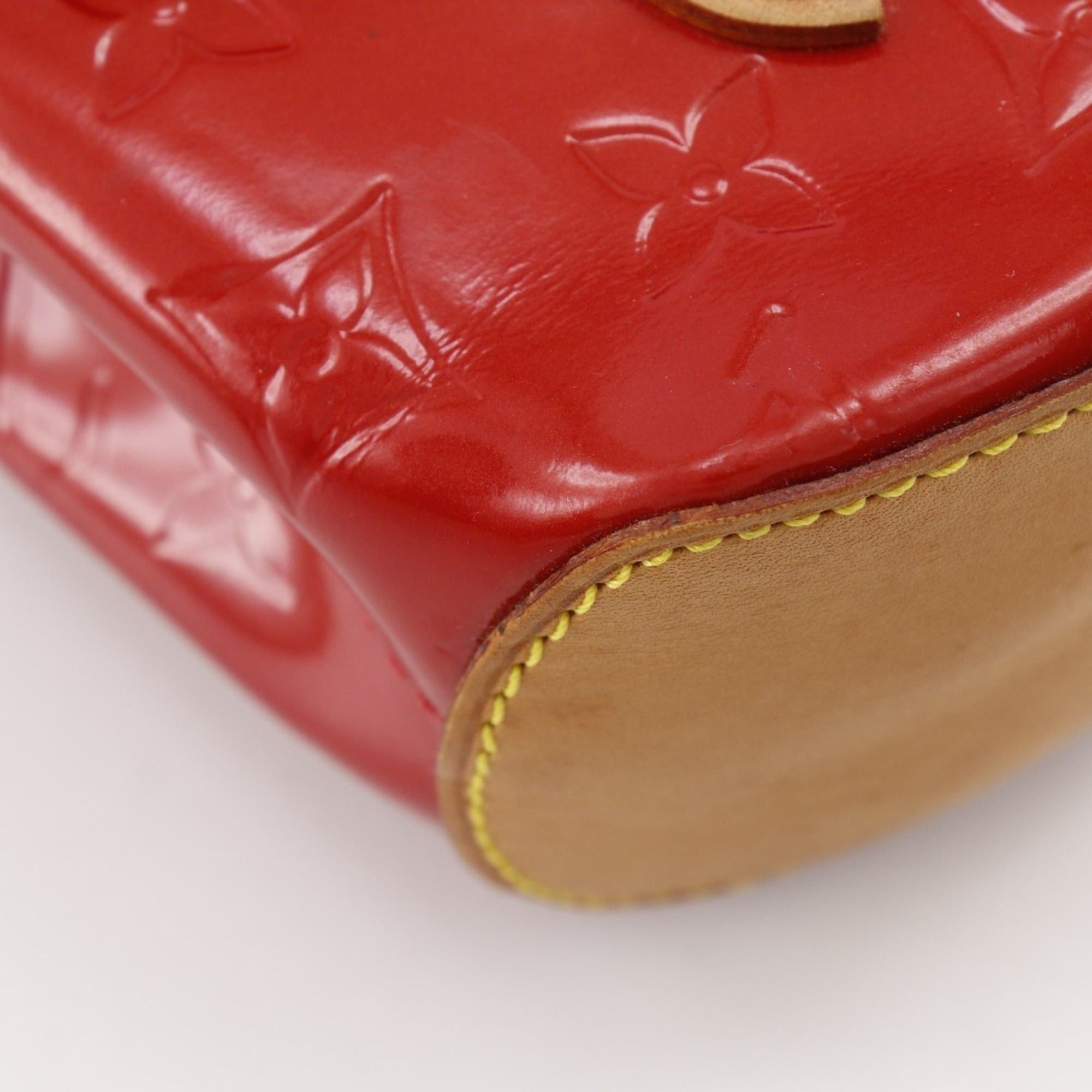 Louis Vuitton Louis Vuitton Biscayne Bay PM Tote Bag M91291 Monogram Vernis 2004 Red TH0044 Magnet Attached Women's Size ONE SIZE - 4 Thumbnail