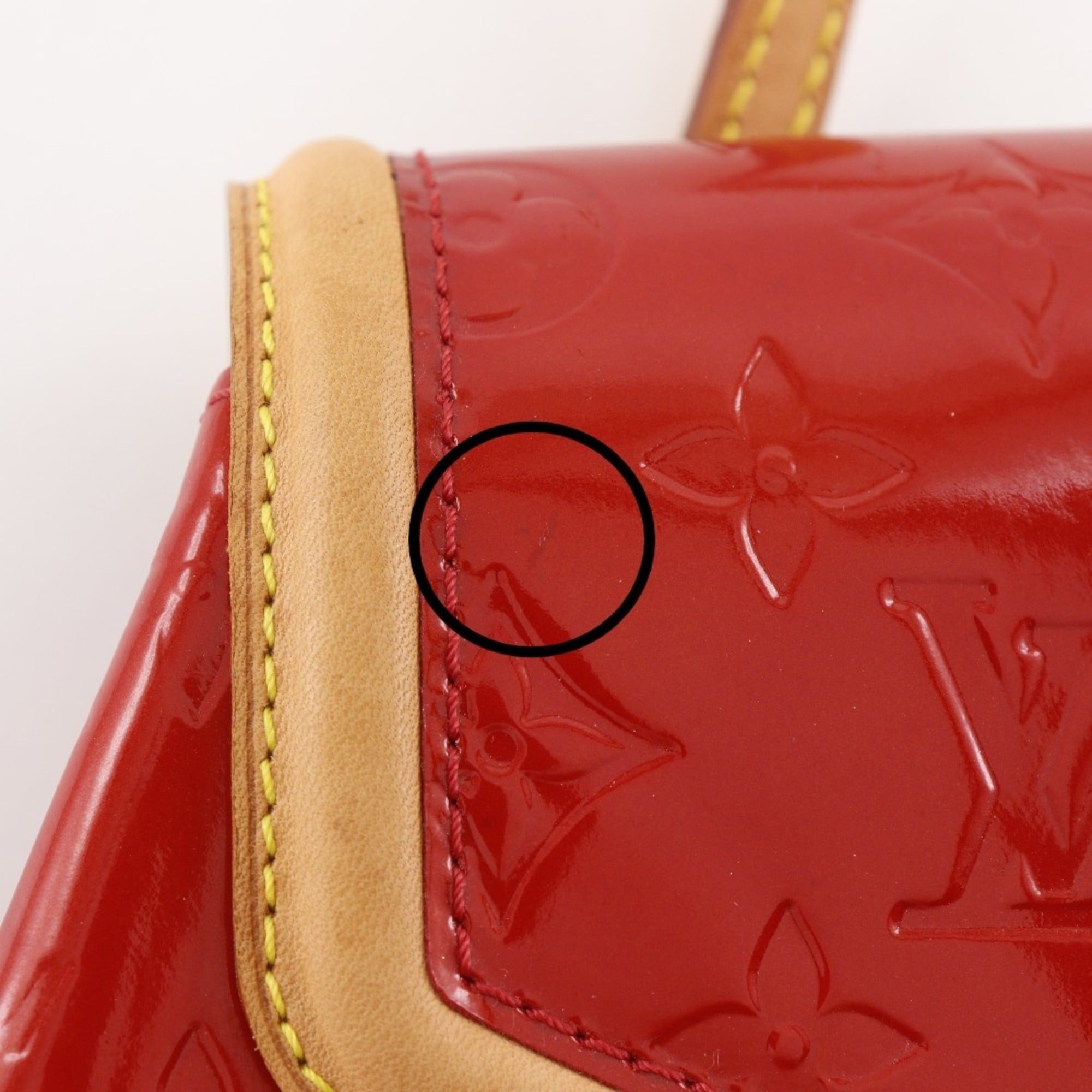 Louis Vuitton Louis Vuitton Biscayne Bay PM Tote Bag M91291 Monogram Vernis 2004 Red TH0044 Magnet Attached Women's Size ONE SIZE - 9 Thumbnail