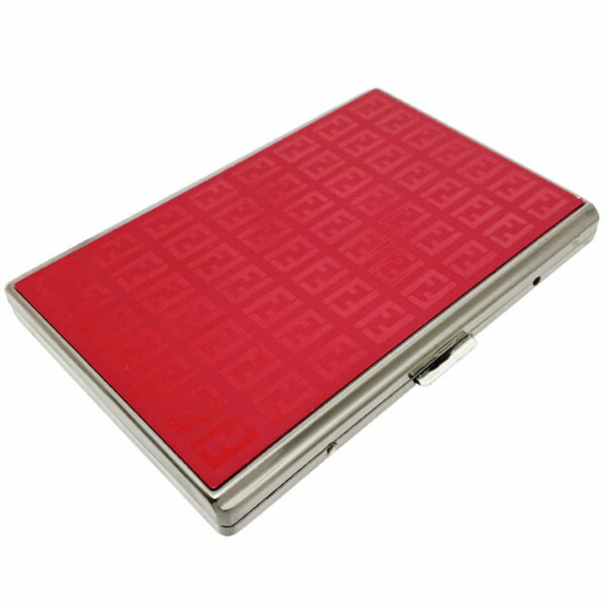 Fendi Fendi FF Cigarette Case, Red Gunmetal, Hard YW-16303 Size ONE SIZE - 4 Thumbnail