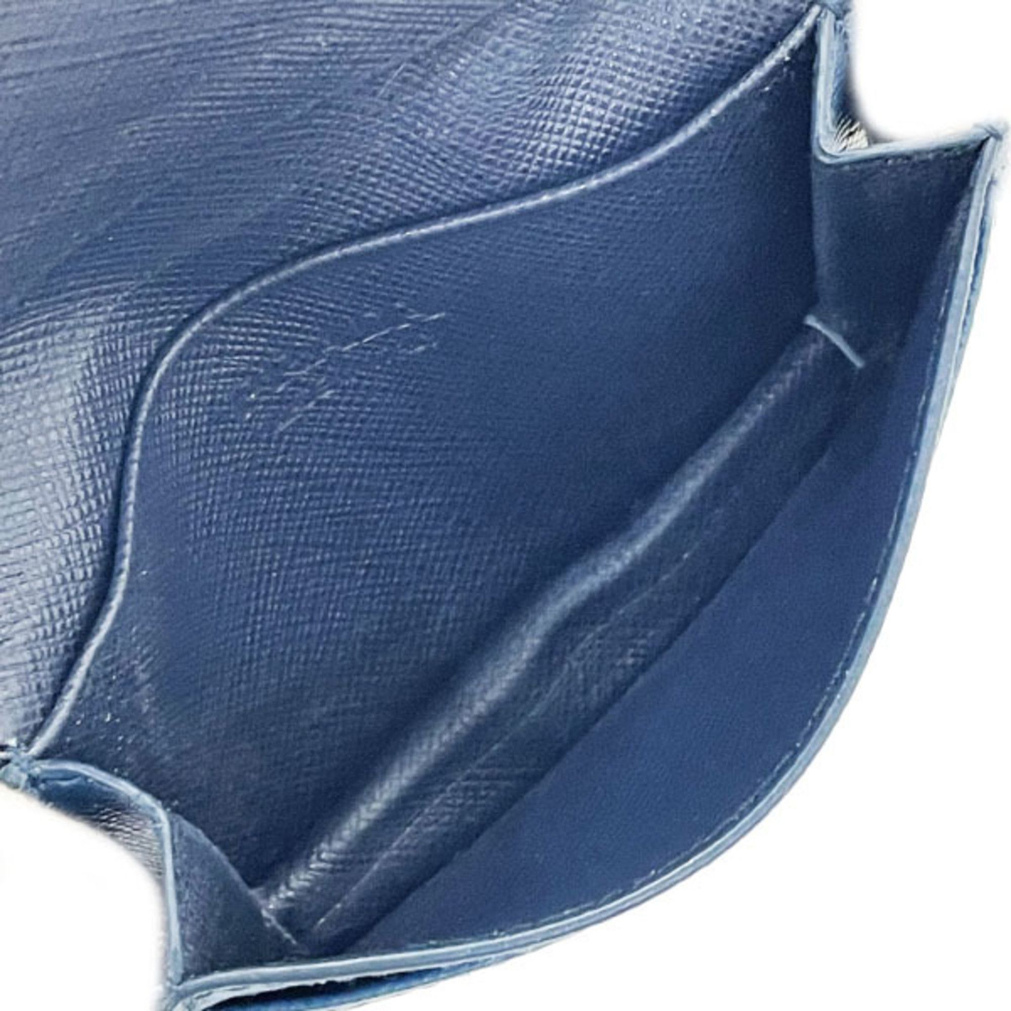 Prada Prada Card Case, Business Holder, Saffiano Leather, Blue/Navy, 2MC122, PRADA IC/ID/Pass YY-16553 Size ONE SIZE - 7 Thumbnail