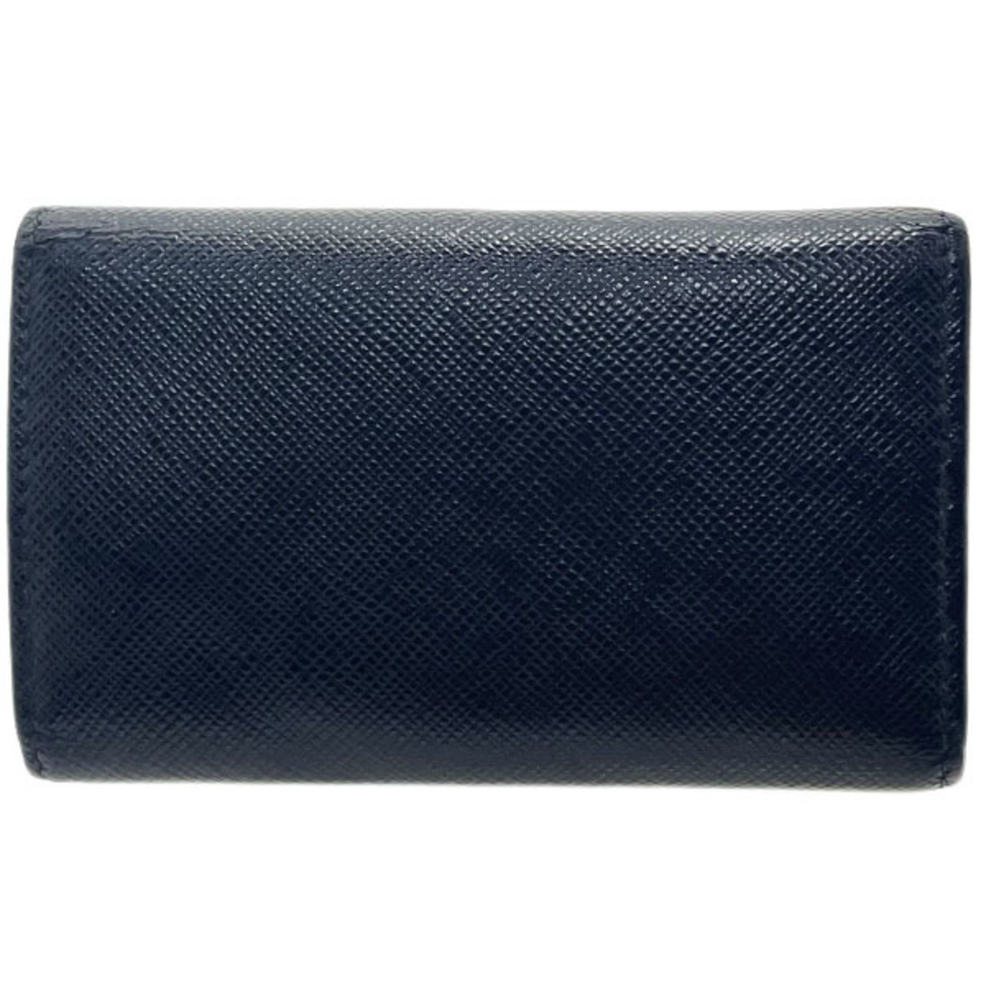 Prada Prada 6-Key Case, Saffiano Leather, Black, 2PG222, PRADA Key Holder, NERO, TT-16443 Size ONE SIZE - 2 Thumbnail