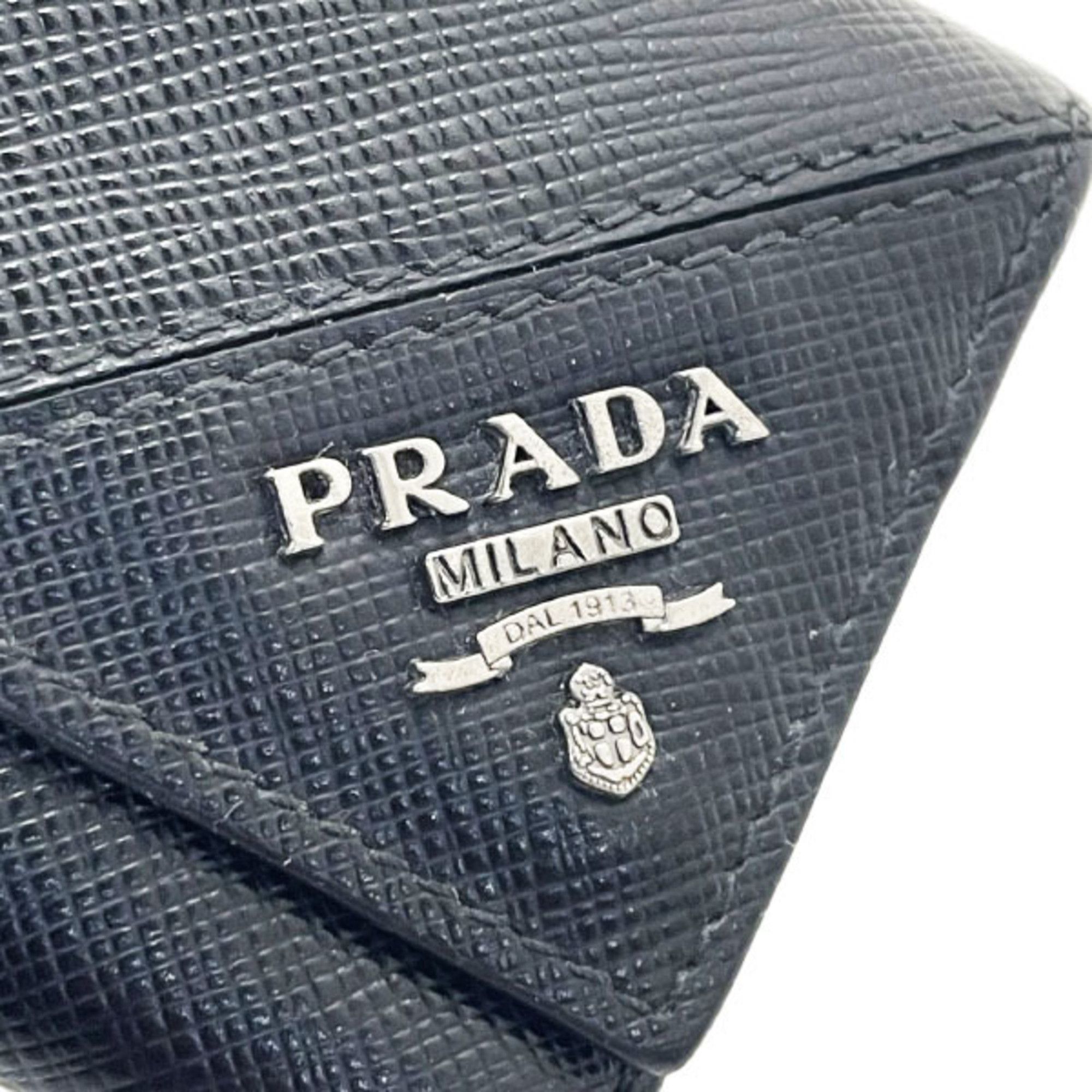 Prada Prada 6-Key Case, Saffiano Leather, Black, 2PG222, PRADA Key Holder, NERO, TT-16443 Size ONE SIZE - 5 Thumbnail