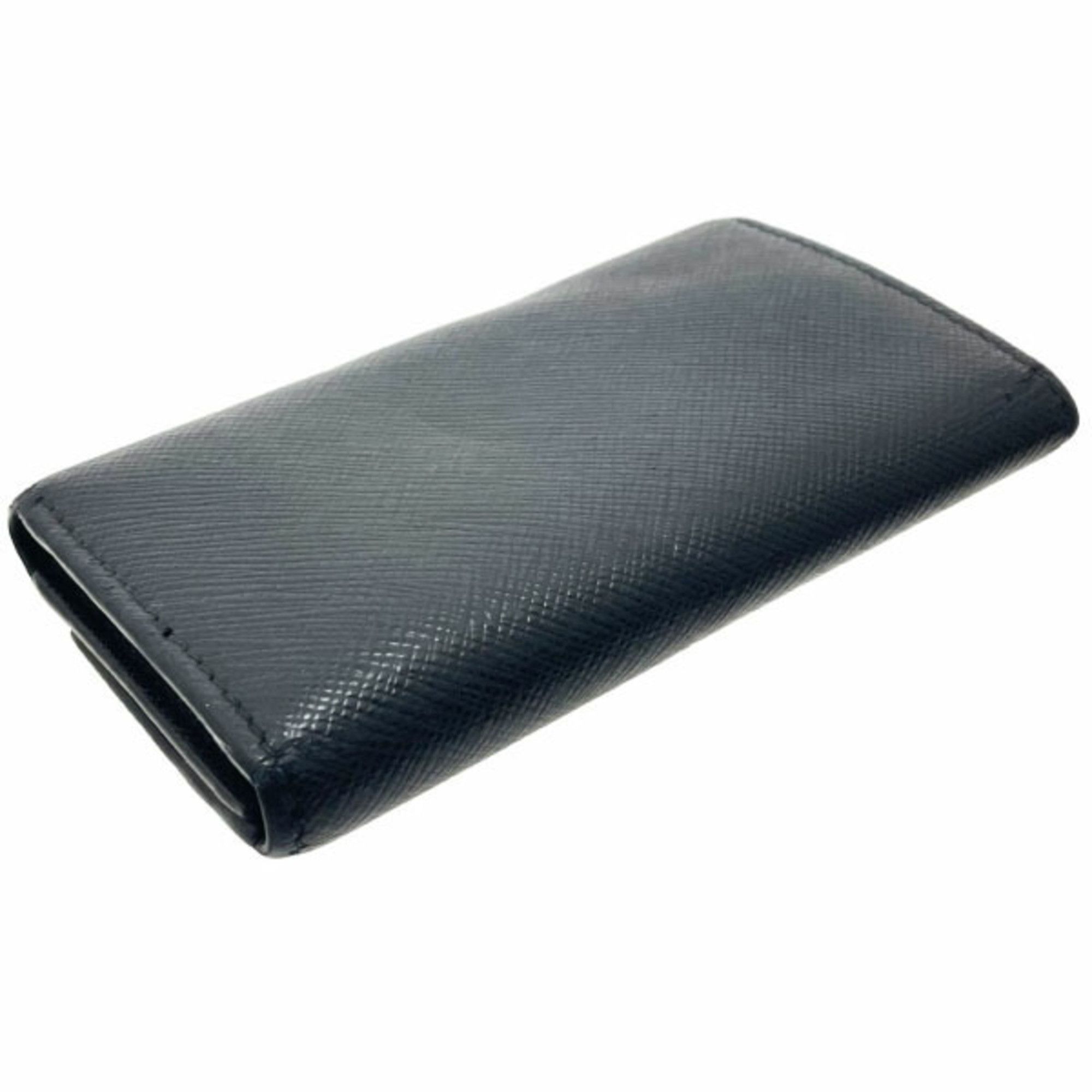 Prada Prada 6-Key Case, Saffiano Leather, Black, 2PG222, PRADA Key Holder, NERO, TT-16443 Size ONE SIZE - 3 Thumbnail