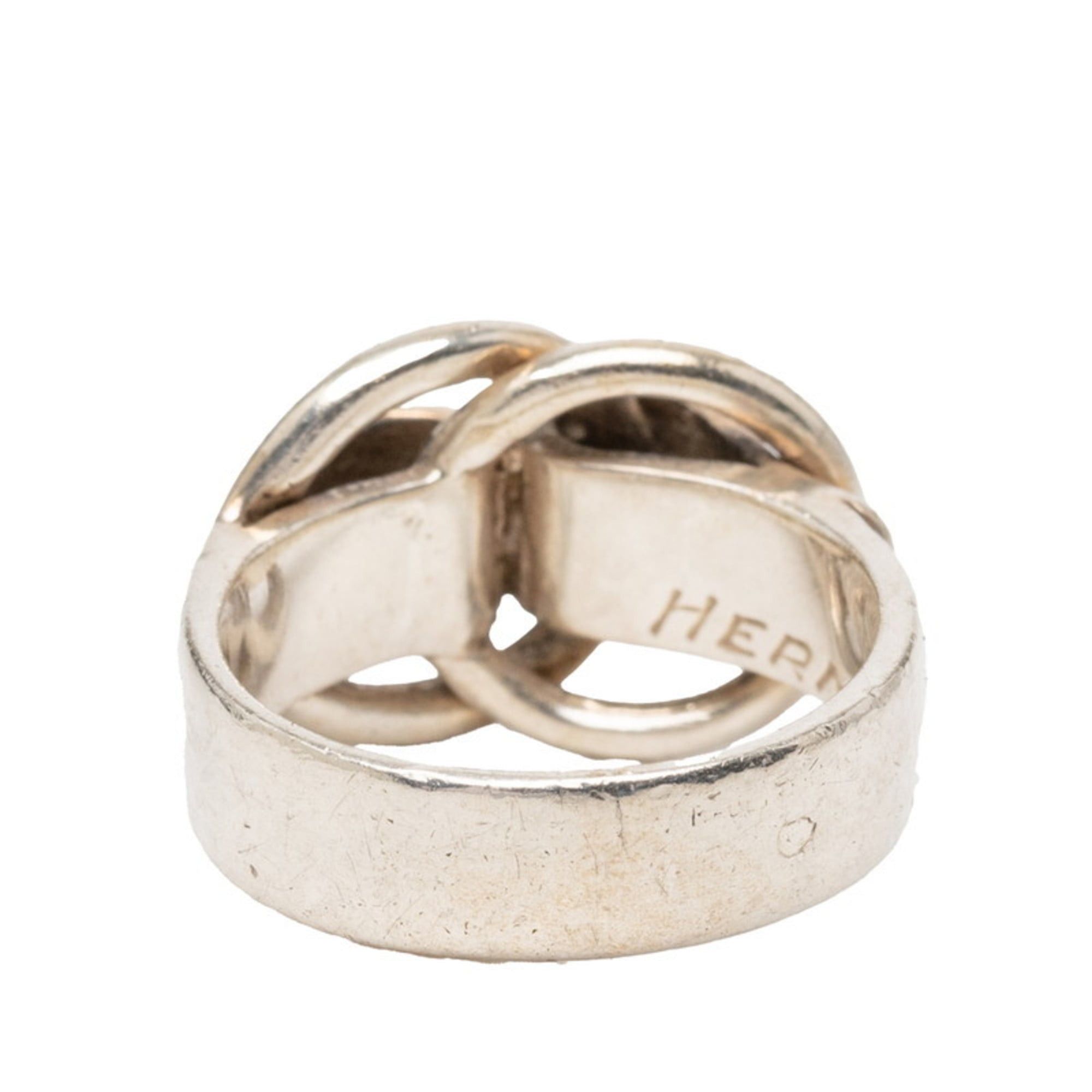 Hermes Hermes Touzano Ring, SV925 Silver, Women's, HERMES Size ONE SIZE - 3 Thumbnail
