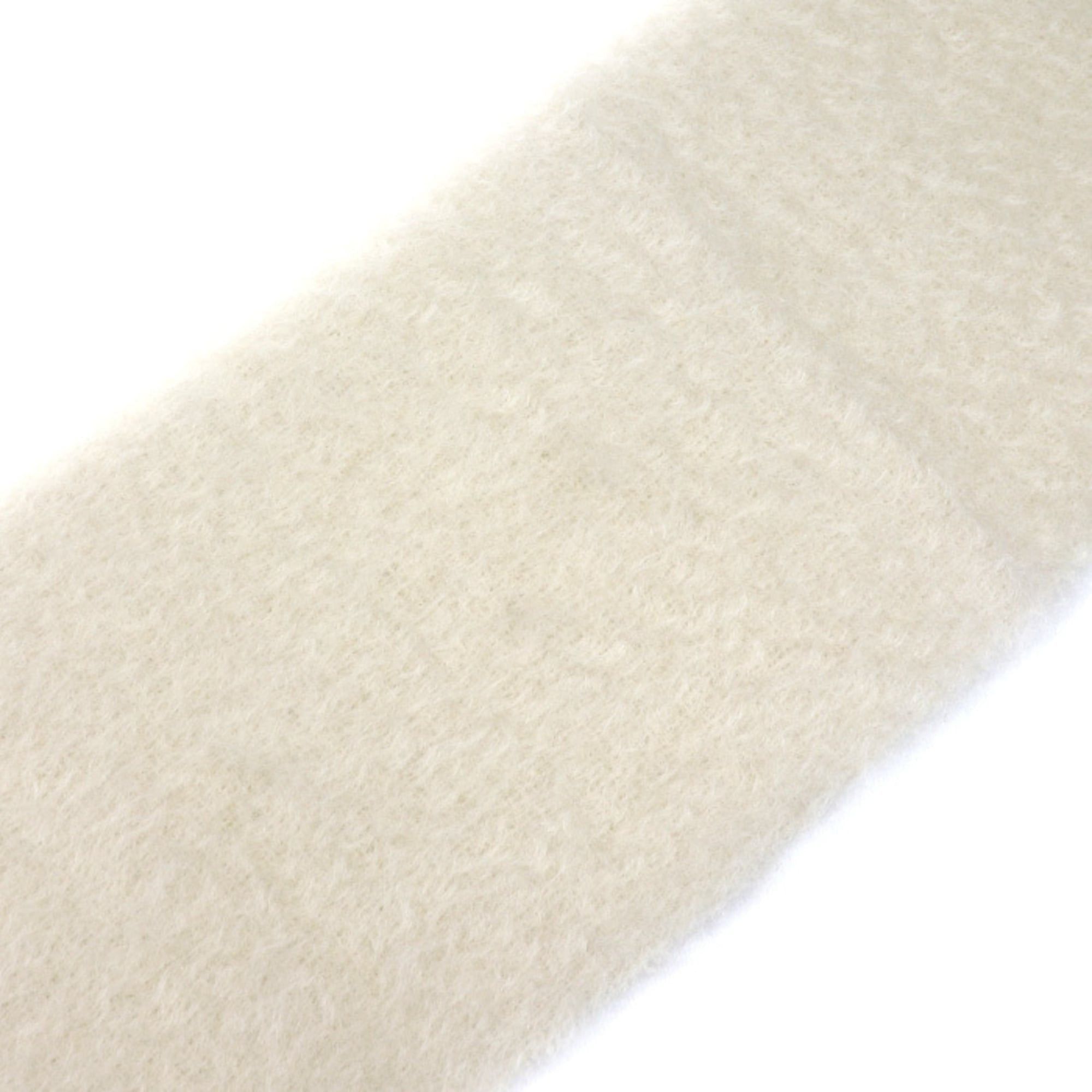 Loewe LOEWE Women's Mohair Fringe Scarf, White (FSA6SS1X05) Size ONE SIZE - 3 Thumbnail