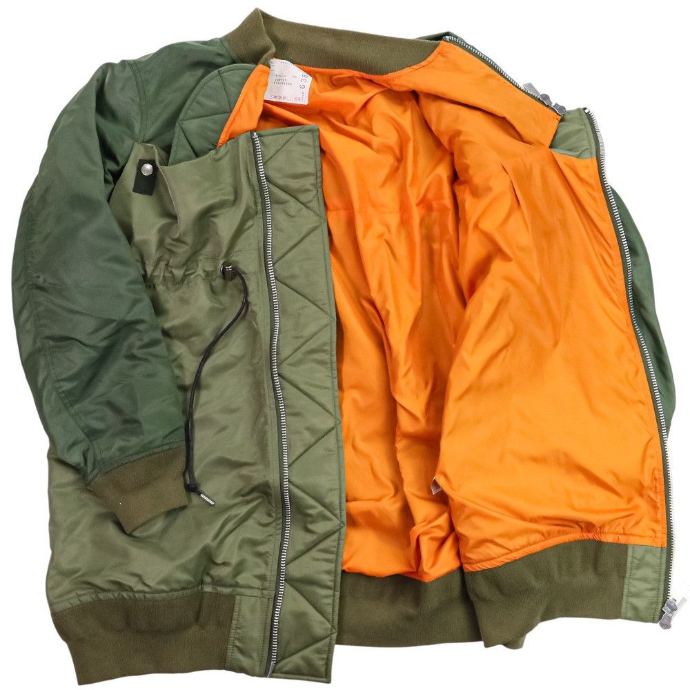Sacai Sacai Sacai Nylon Twill Blouson Textile Outerwear 22-06360 DUTY FREE for USA Size ONE SIZE - 7 Thumbnail