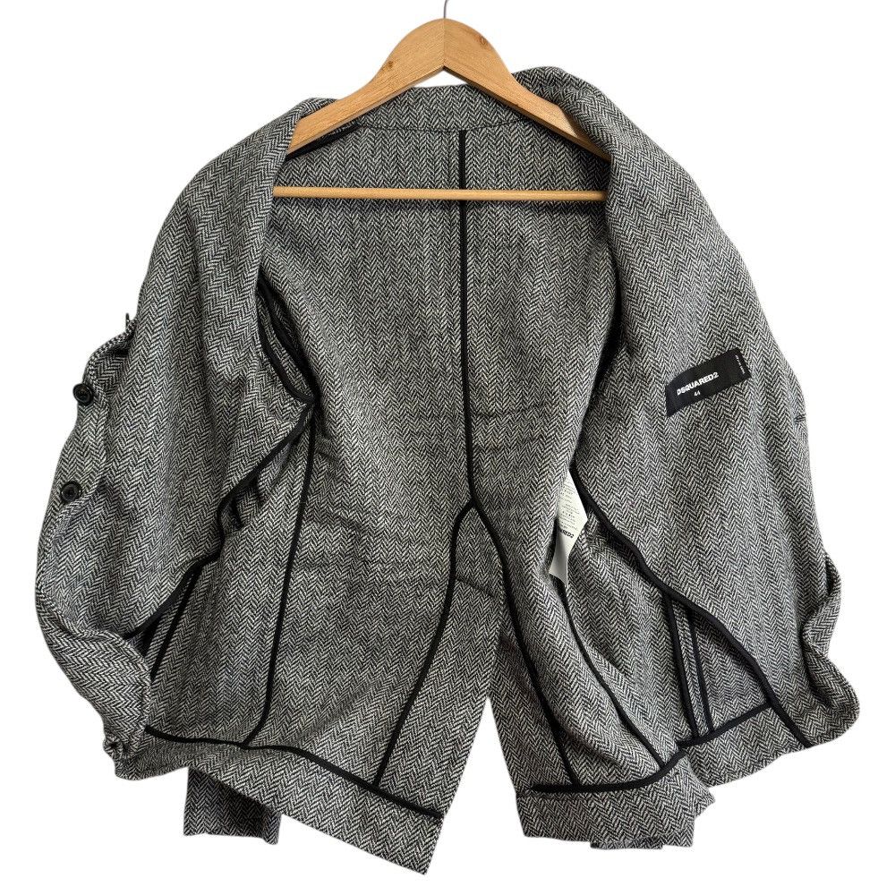 Other Other Dsquared2 Elbow Patch Herringbone Tailored Jacket Others Outerwear DUTY FREE for USA Size ONE SIZE - 3 Thumbnail