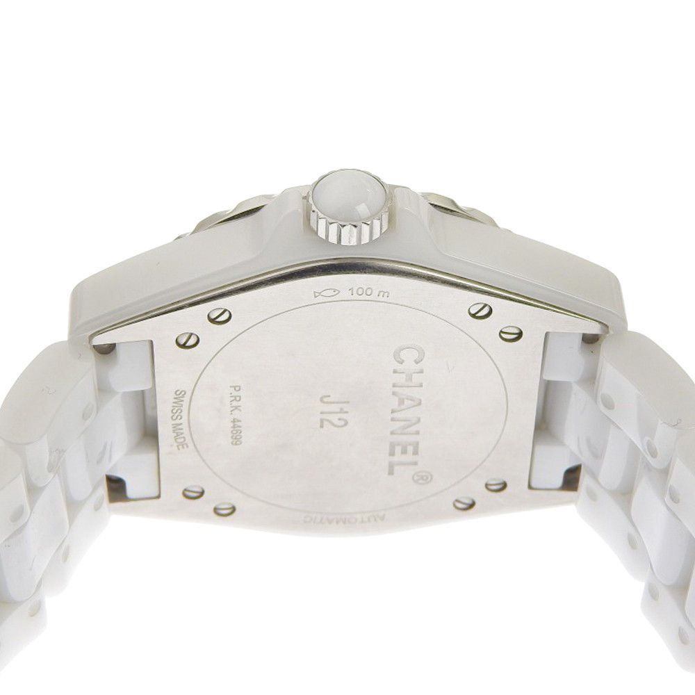 Chanel Chanel Chanel J12 White Ceramic Watch Glass / Ceramic Automatic H4345 DUTY FREE for USA Size ONE SIZE - 8 Thumbnail