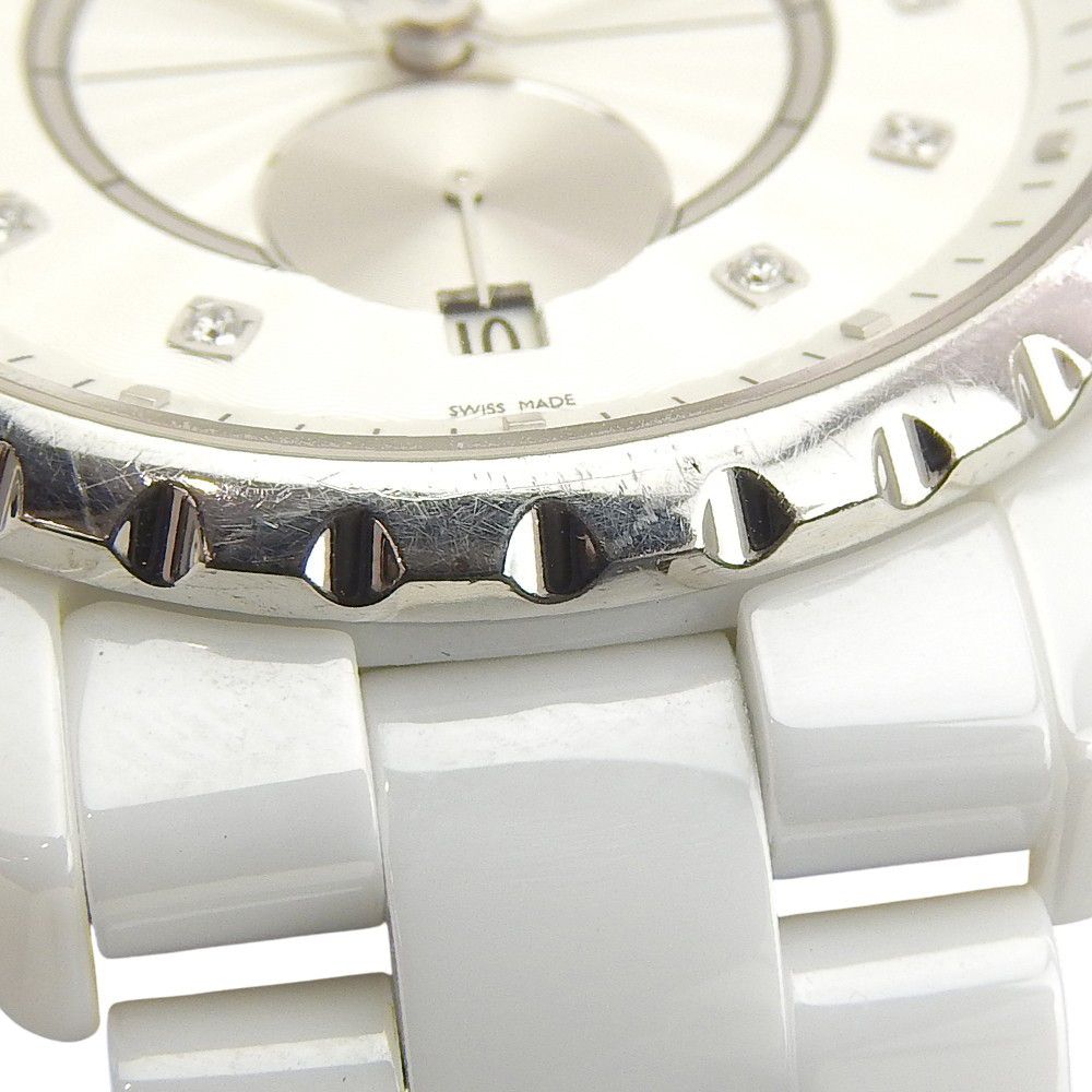 Chanel Chanel Chanel J12 White Ceramic Watch Glass / Ceramic Automatic H4345 DUTY FREE for USA Size ONE SIZE - 9 Thumbnail