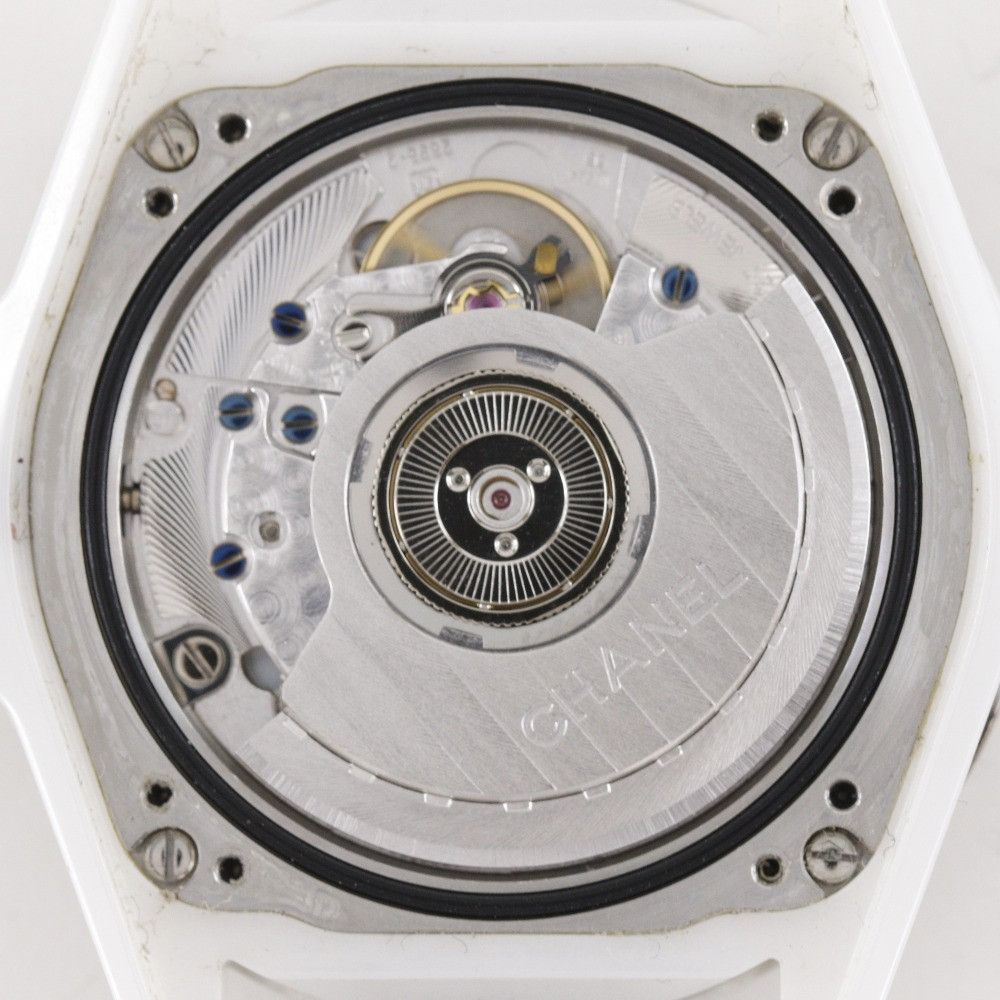 Chanel Chanel Chanel J12 White Ceramic Watch Glass / Ceramic Automatic H4345 DUTY FREE for USA Size ONE SIZE - 4 Thumbnail