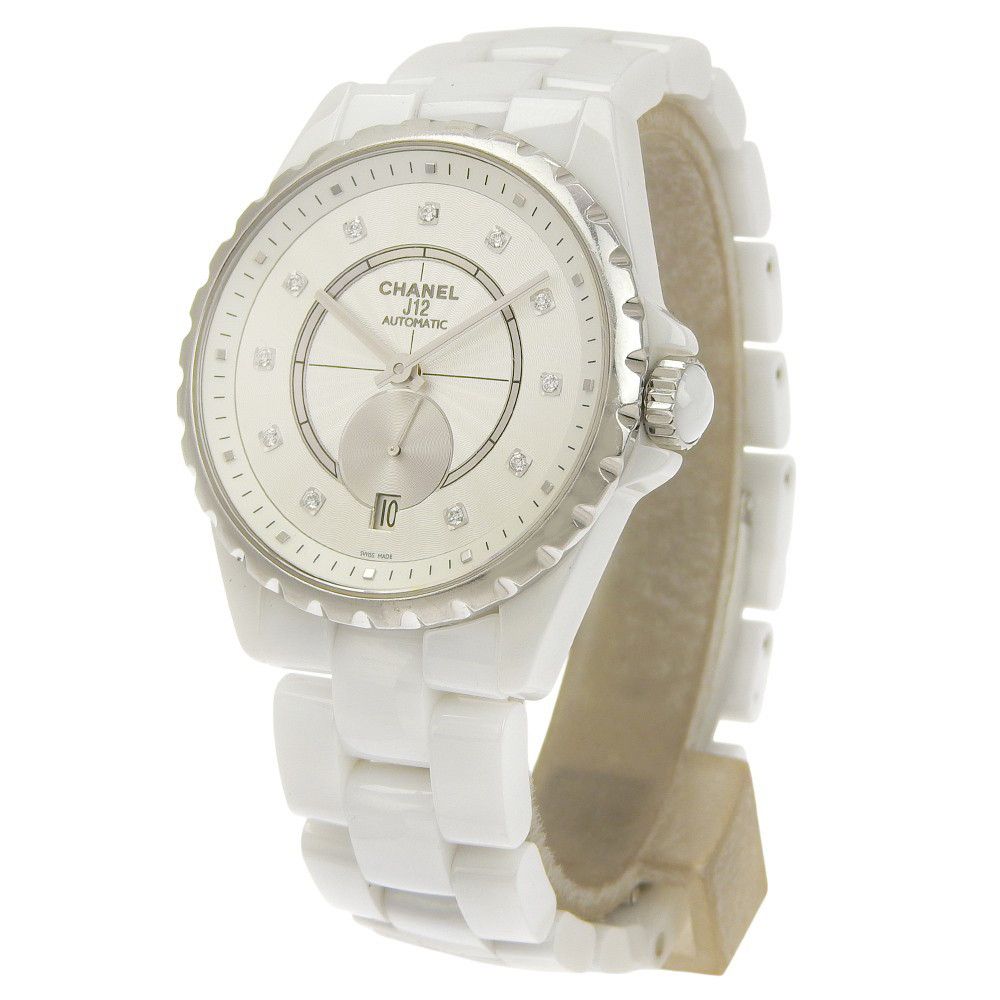 Chanel Chanel Chanel J12 White Ceramic Watch Glass / Ceramic Automatic H4345 DUTY FREE for USA Size ONE SIZE - 2 Thumbnail