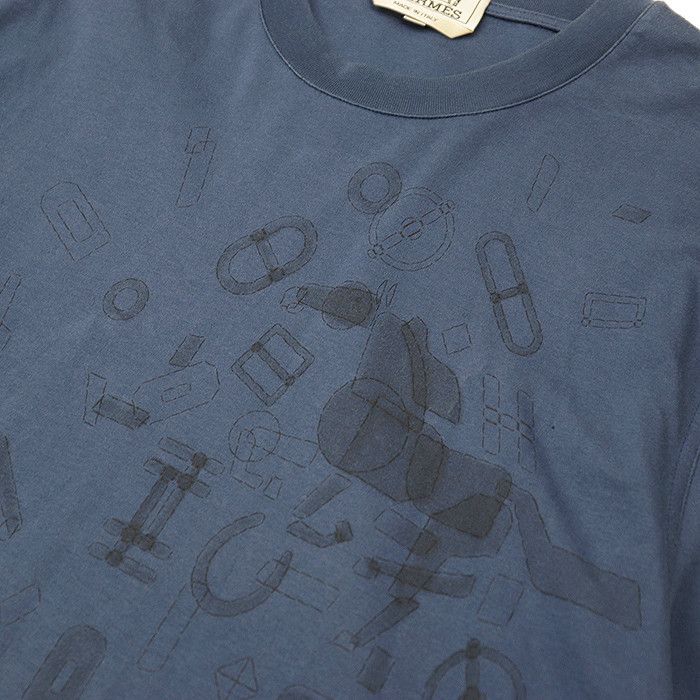 Hermes Hermes Hermès XXL Cotton T-shirt Textile T-Shirts DUTY FREE for USA Size ONE SIZE - 4 Thumbnail