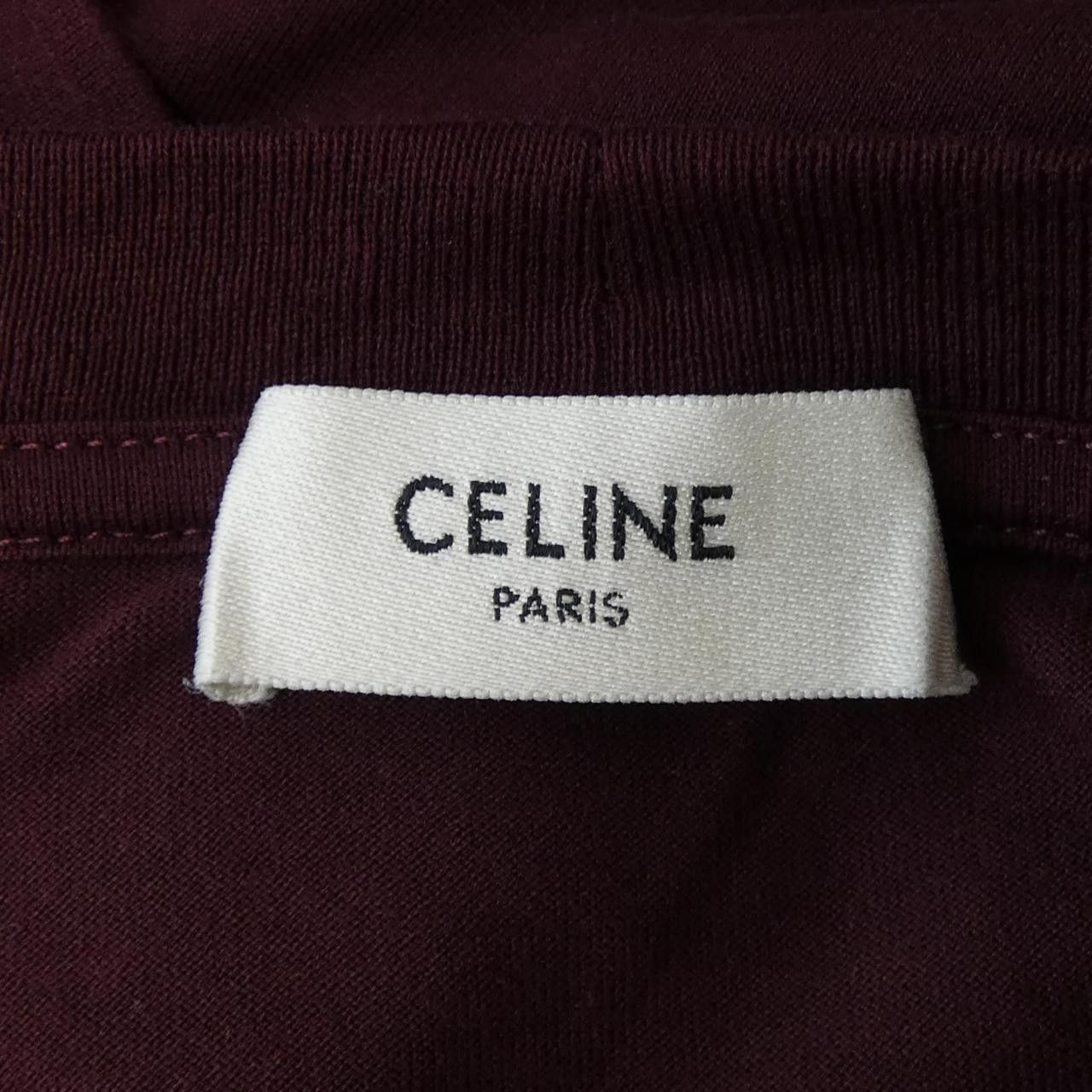 Celine Celine Celine Triomphe T-shirt Textile T-Shirts RX02N671Q DUTY FREE for USA Size ONE SIZE - 4 Thumbnail