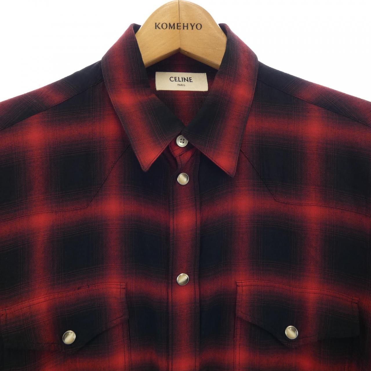 Celine Celine Celine Shirt Textile Dress Shirt 2C027054D DUTY FREE for USA Size ONE SIZE - 5 Thumbnail
