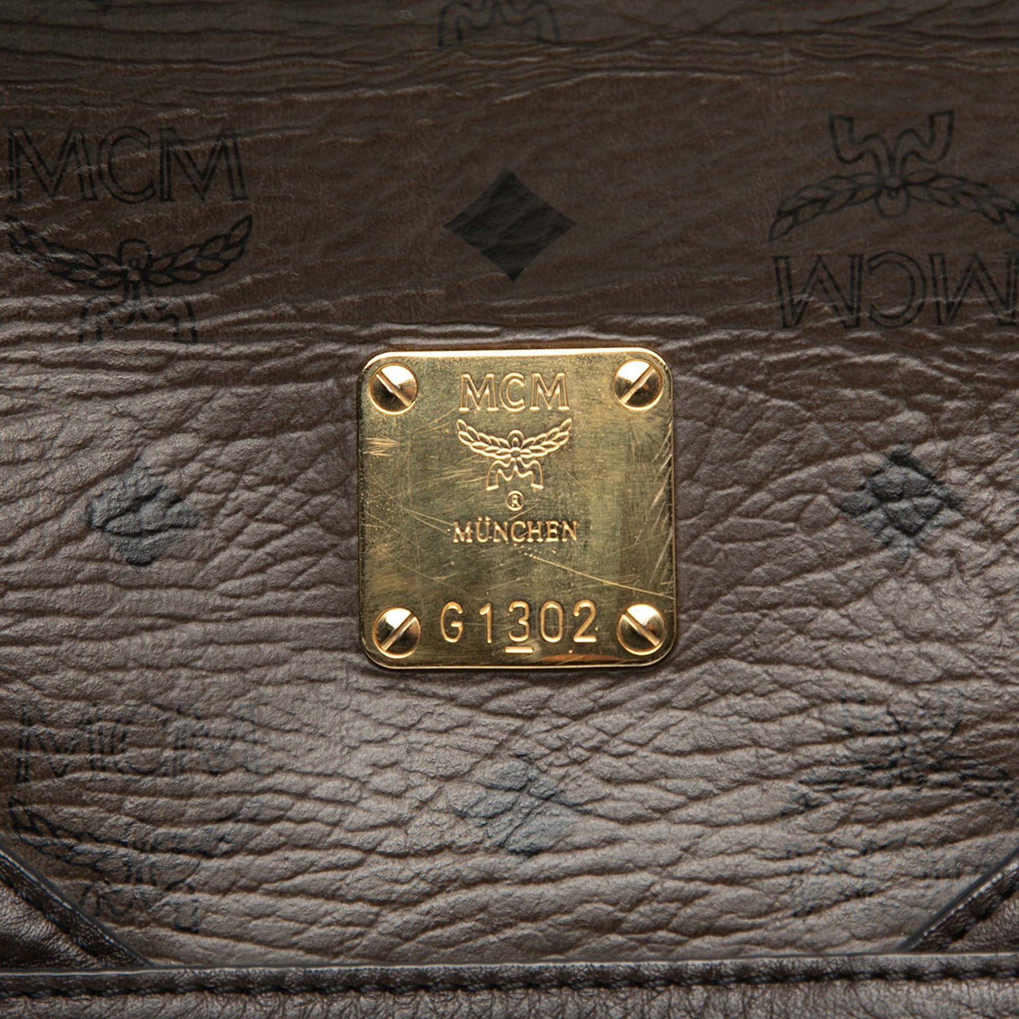 MCM Visetos Coated Canvas Satchel Size ONE SIZE - 6 Thumbnail