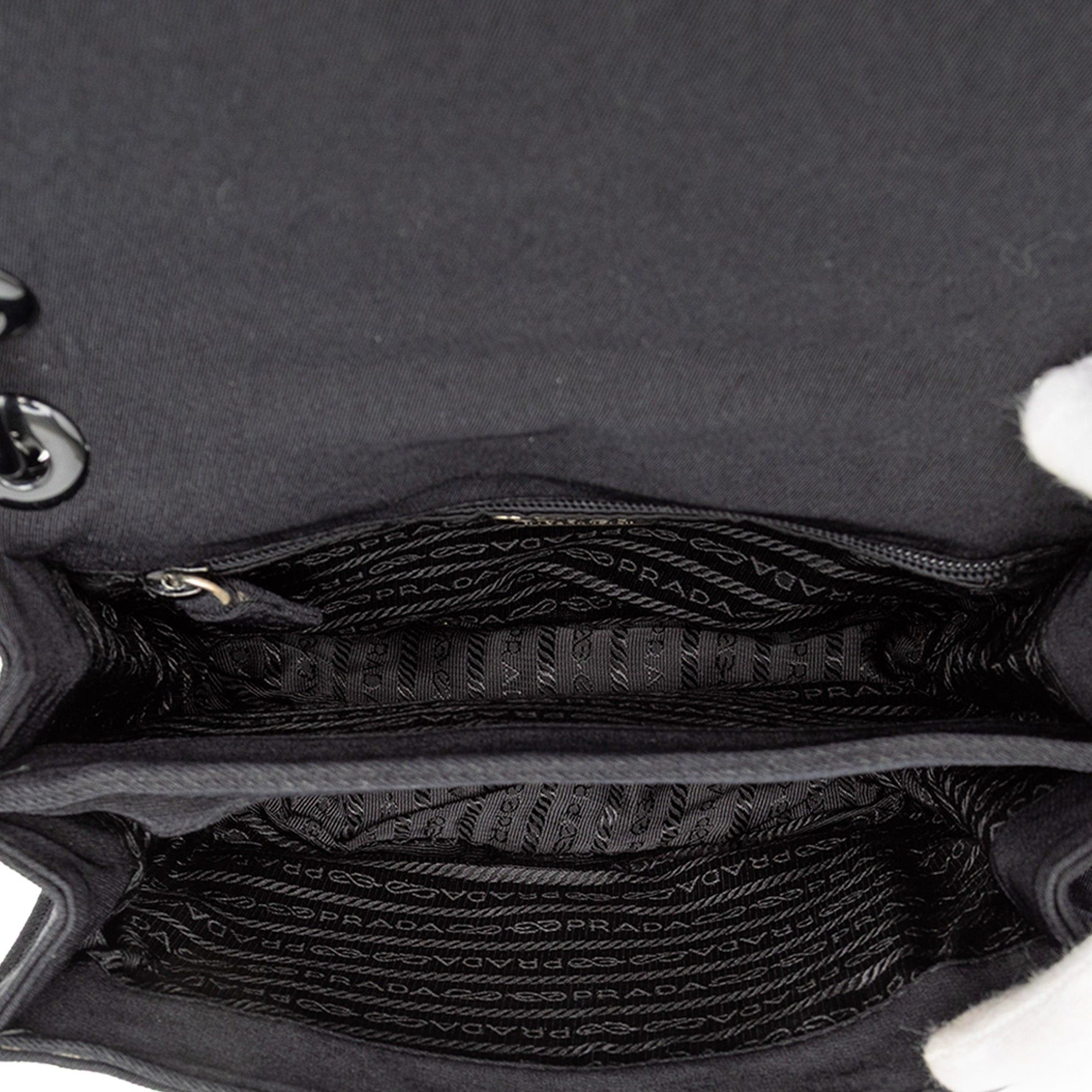 Prada Canvas Lucite Chain Shoulder Bag Size ONE SIZE - 4 Thumbnail
