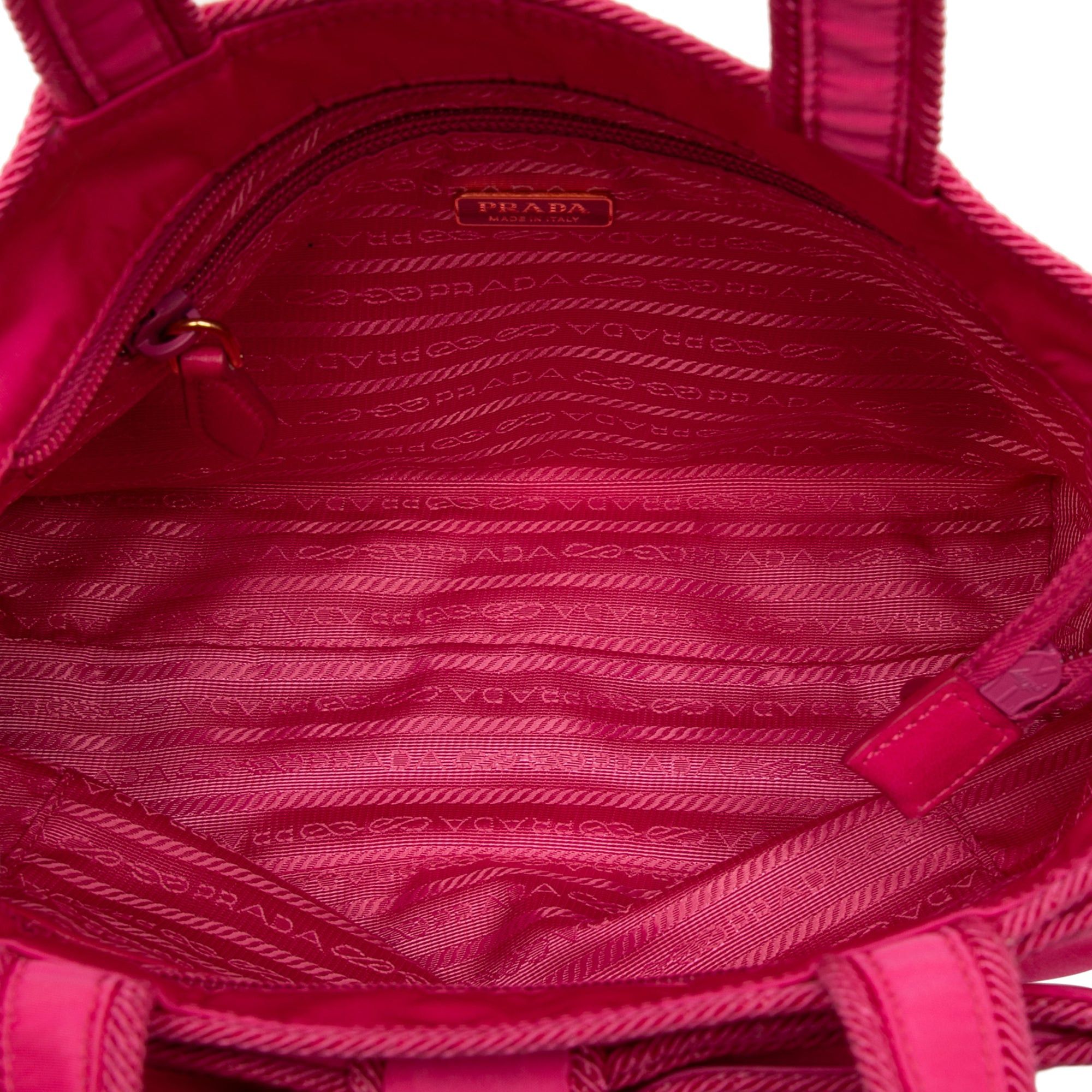 Prada Tessuto Canapa Logo Bow Satchel Size ONE SIZE - 4 Thumbnail