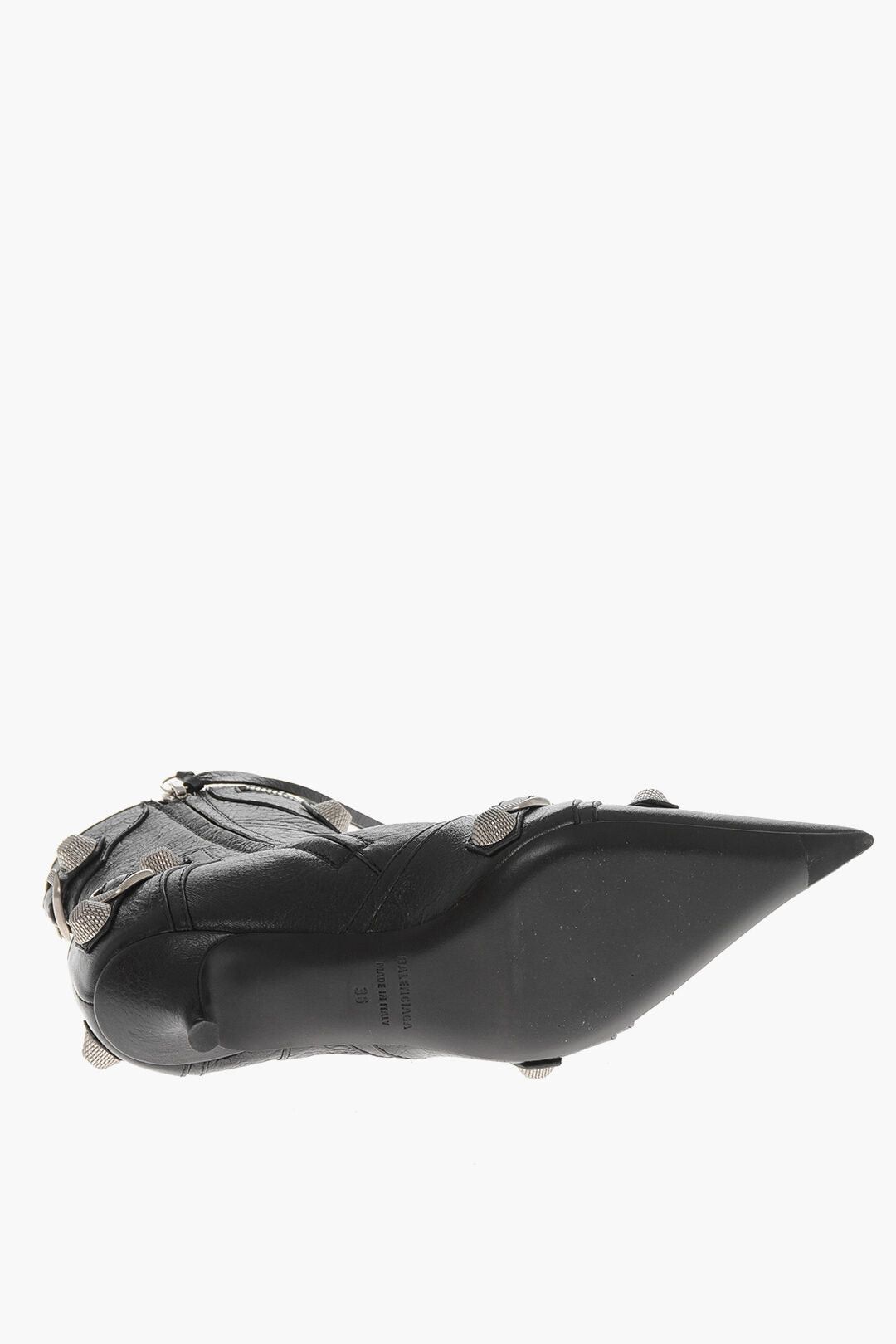 Balenciaga Hammered Patent Leather Ankle Boots CAGOLE with Studs 5cm Size US 6 / IT 36 - 6 Thumbnail