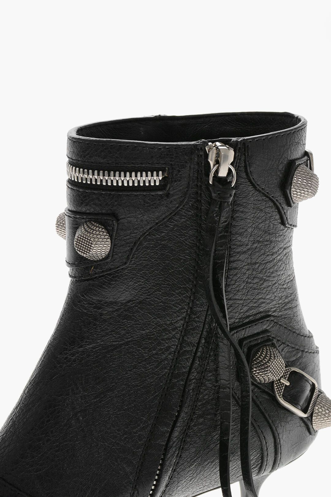 Balenciaga Hammered Patent Leather Ankle Boots CAGOLE with Studs 5cm Size US 6 / IT 36 - 5 Thumbnail