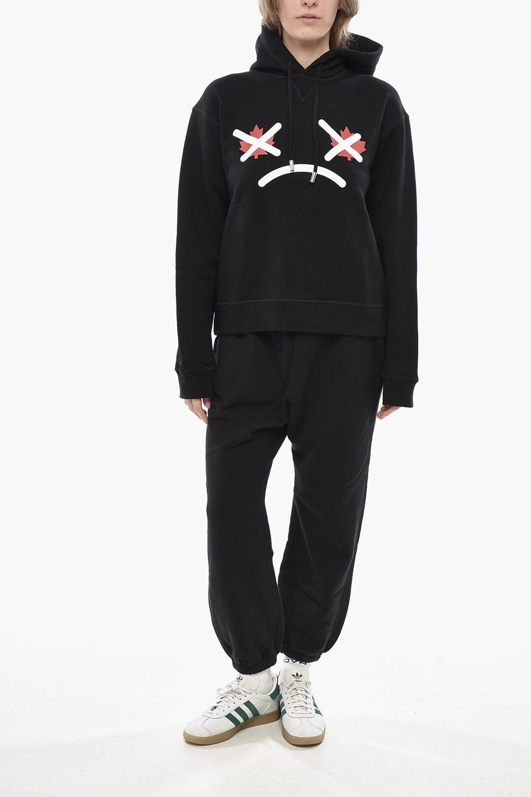Dsquared2 Hoodie COOL FIT Cotton Fleece with Front Print Size S / US 4 / IT 40 - 4 Thumbnail