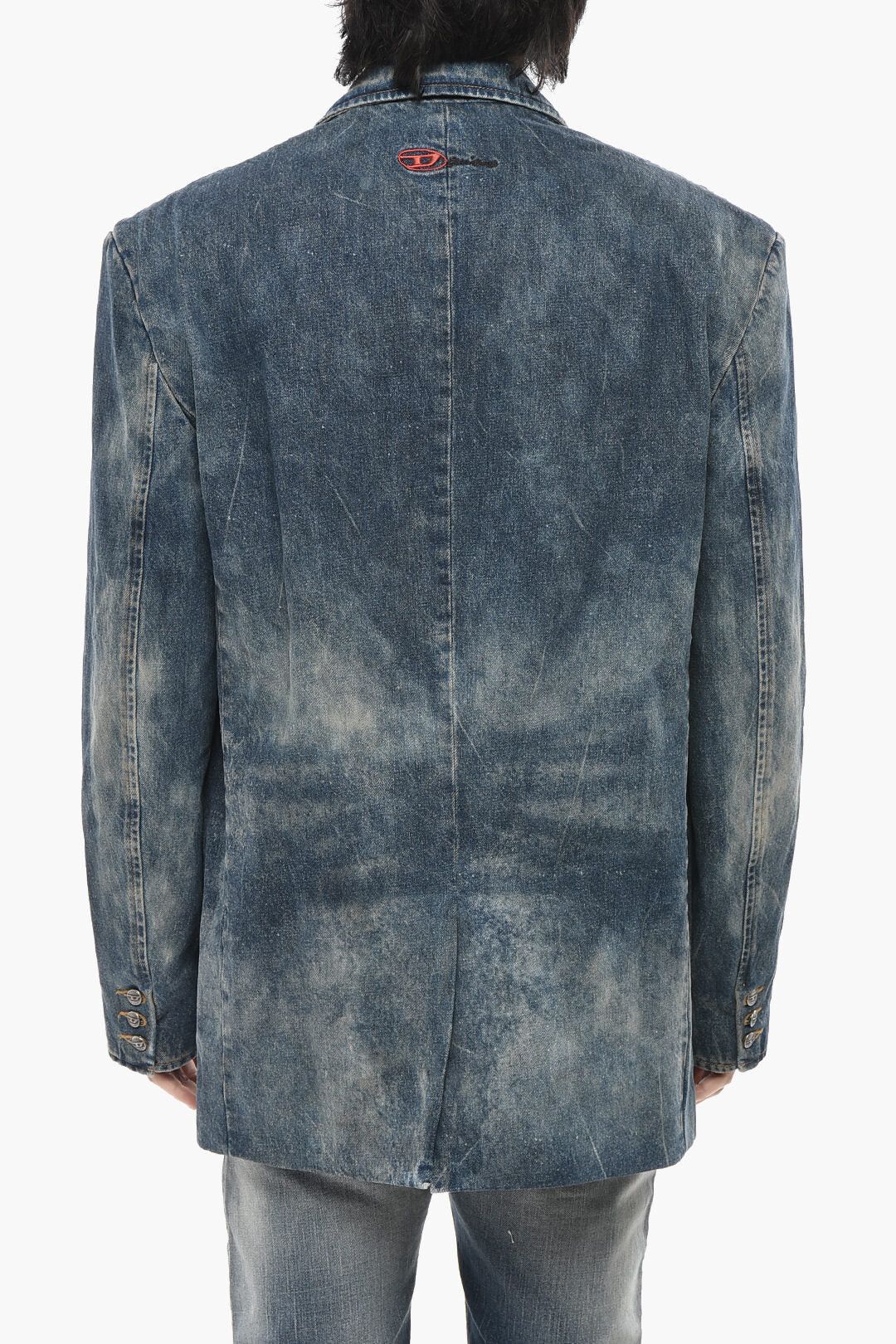 Diesel Oversized Denim Jacket With Logo Buttons Size US S / EU 44-46 / 1 - 2 Thumbnail