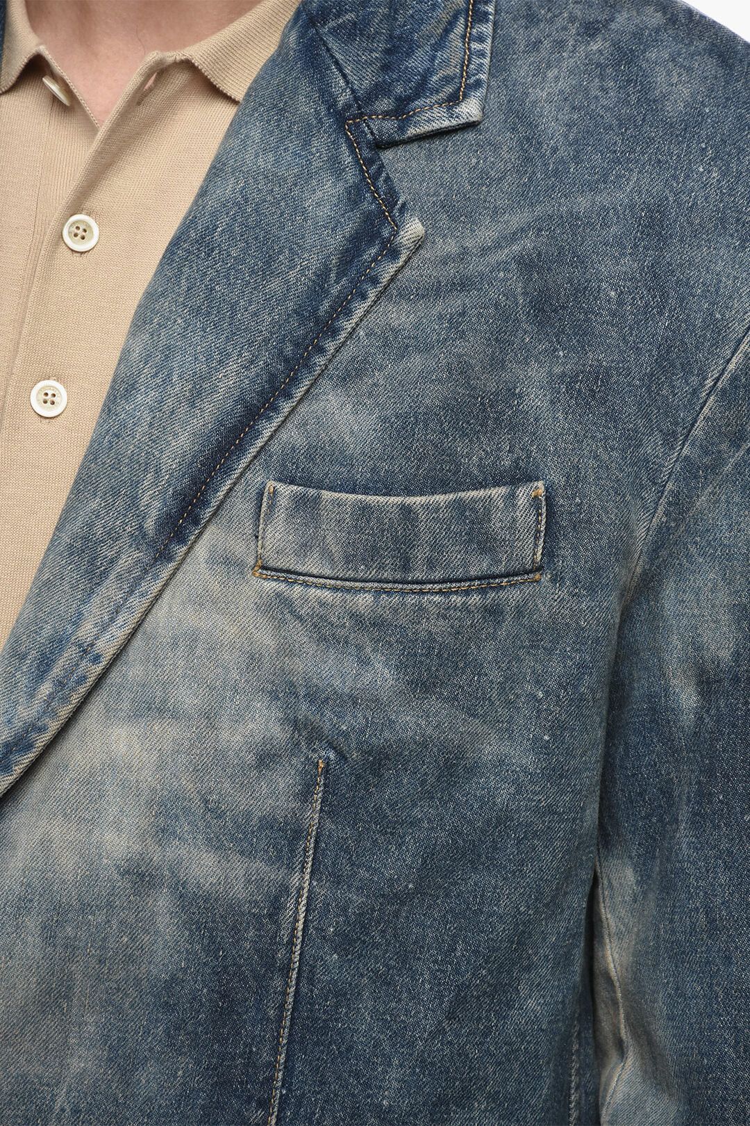 Diesel Oversized Denim Jacket With Logo Buttons Size US S / EU 44-46 / 1 - 3 Thumbnail