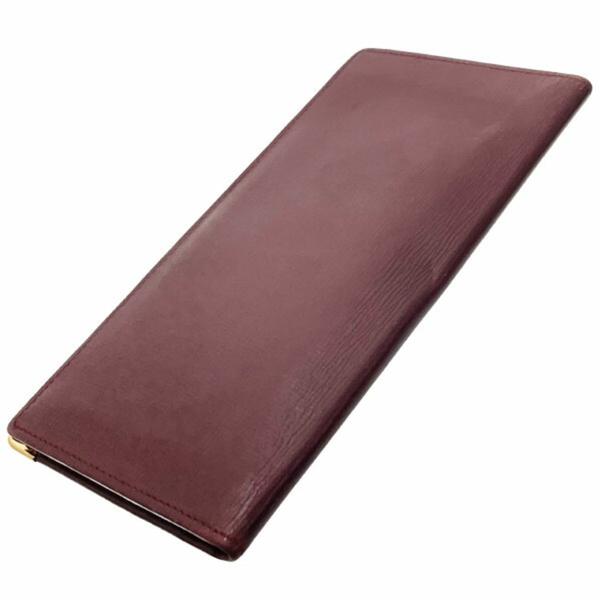 Cartier Cartier Must Bifold Wallet, Leather, Bordeaux, 2C, KK-16850 Size ONE SIZE - 3 Thumbnail