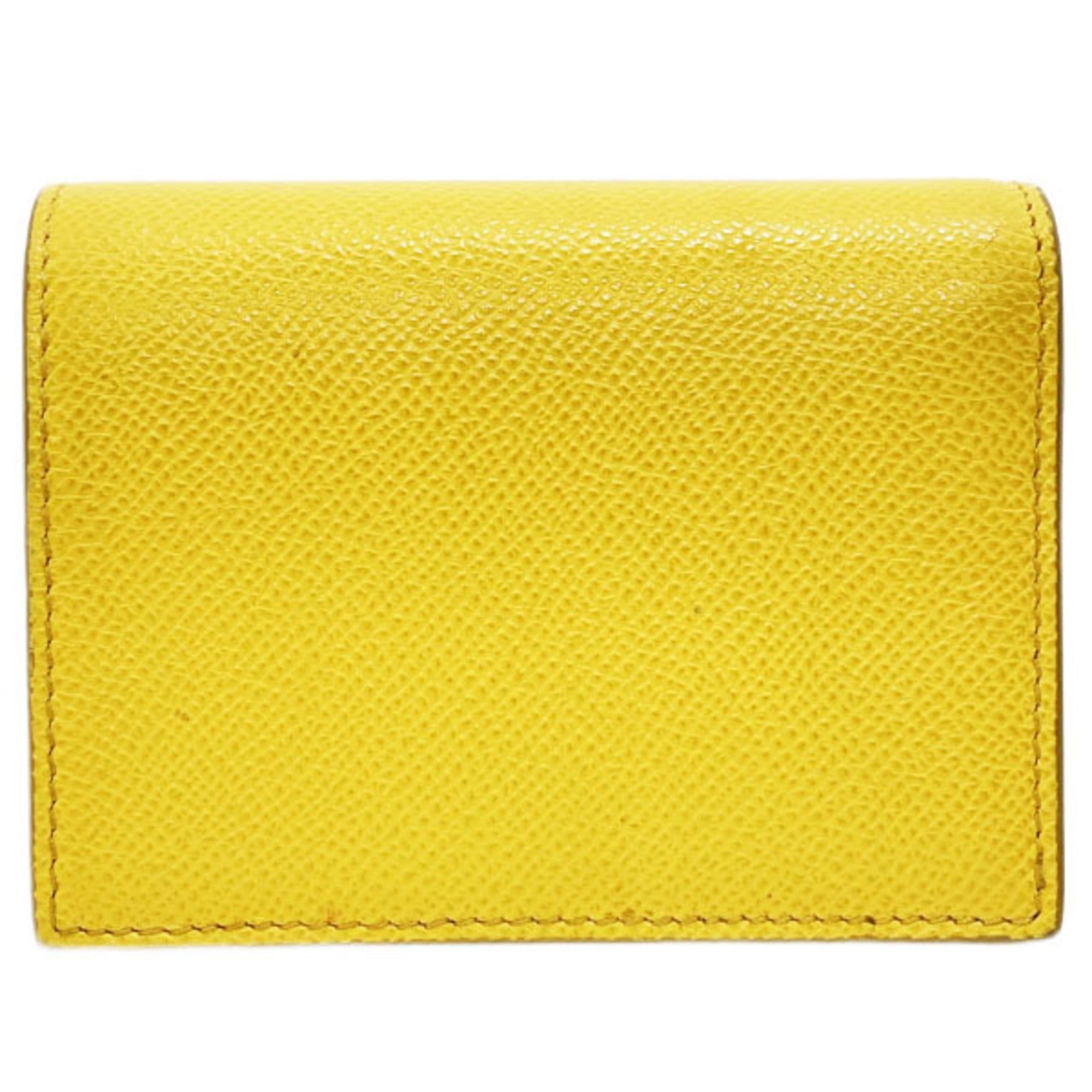 Salvatore Ferragamo Salvatore Ferragamo Vara Bifold Wallet in Yellow Leather, Size 22 (D515) and VARA Compact with Ribbon (MAN-12035). Size ONE SIZE - 2 Thumbnail