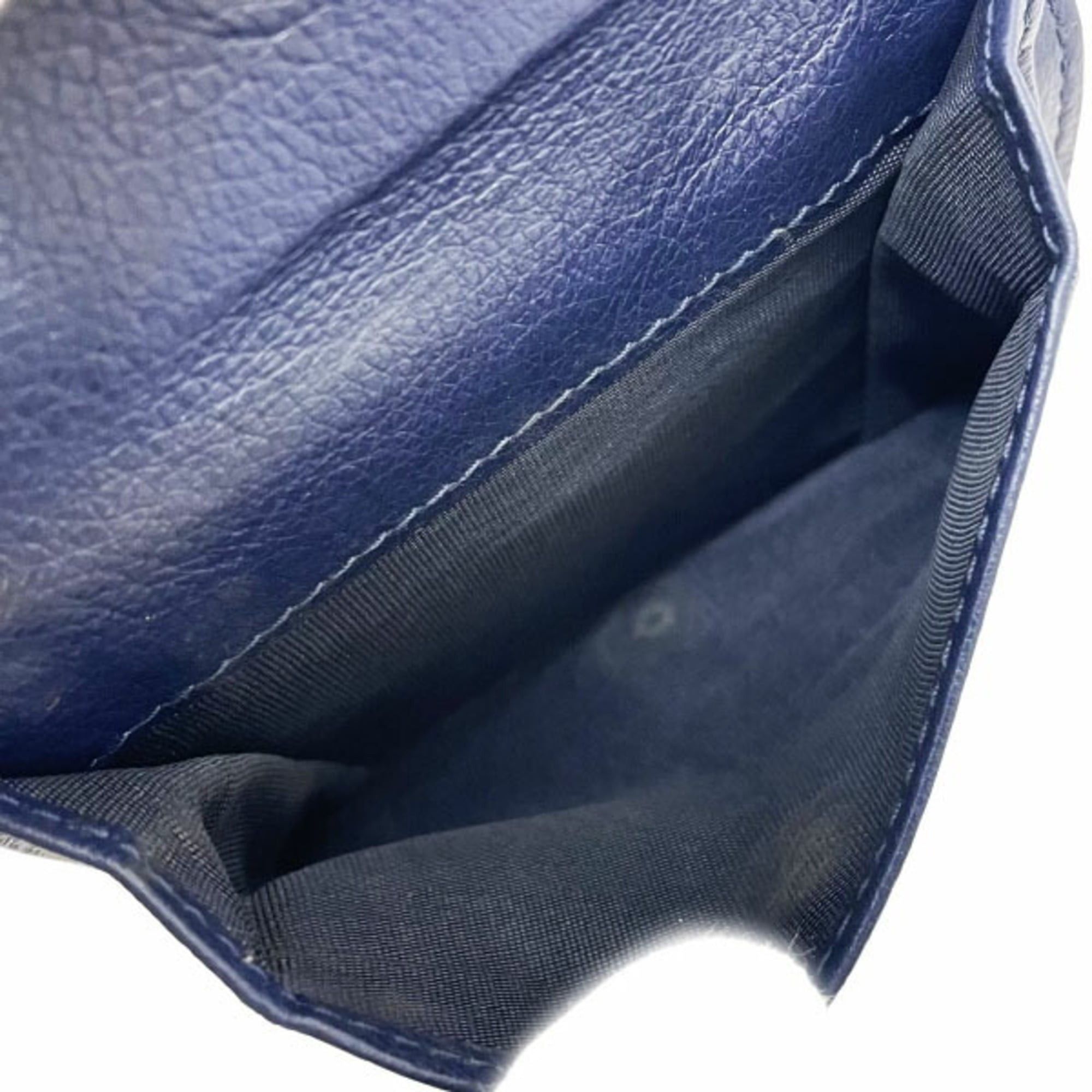 Miu Miu Miu Miu Miu Floral Bifold Wallet in Leather with Glitter and Multicolored Navy Blue (5MV204) MIU Compact MAN-16423 Size ONE SIZE - 8 Thumbnail
