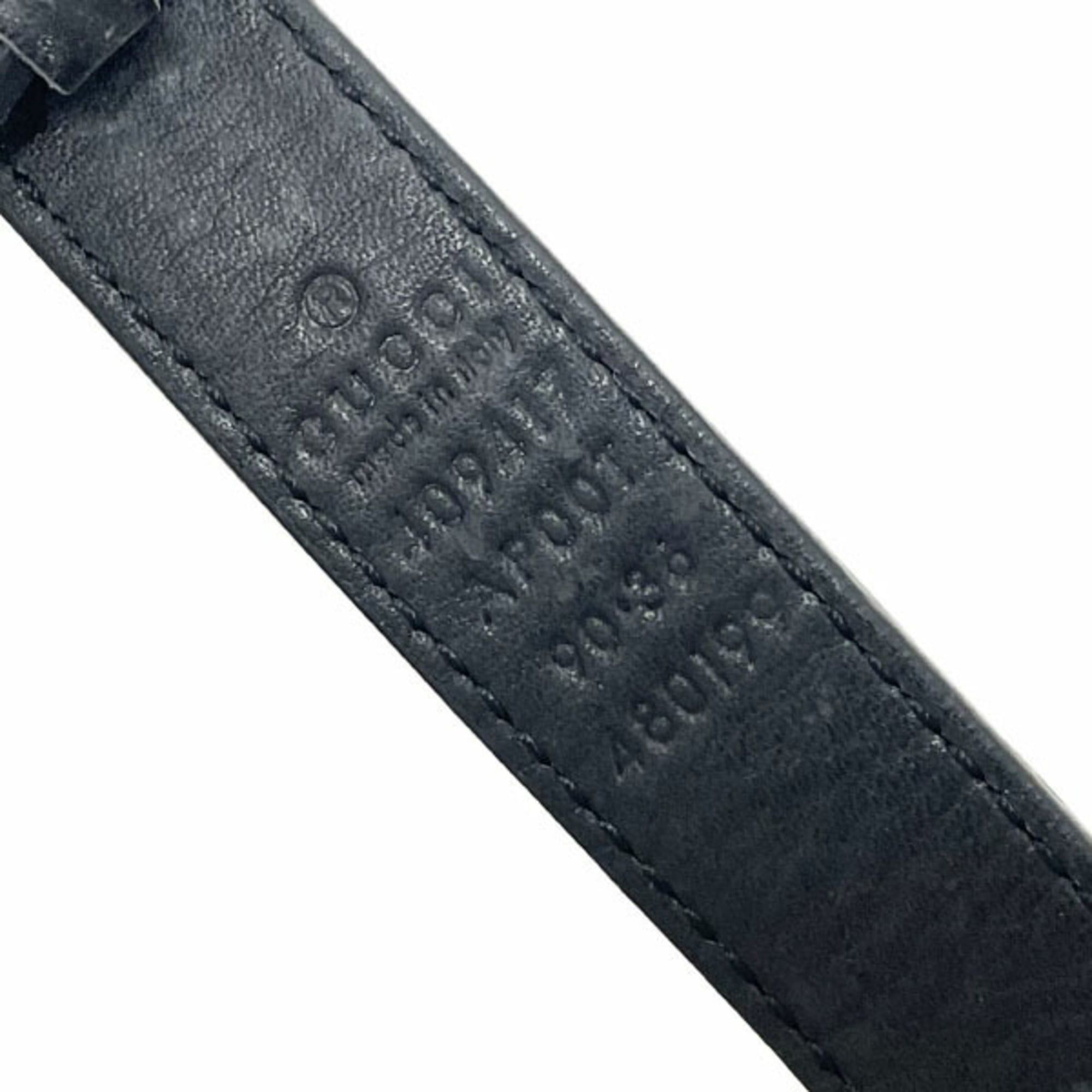 Gucci Gucci GG Marmont Women's Leather Belt, Black Buckle, Size 90cm, 409417, GUCCI Double G Narrow Women's, HH-16310 Size ONE SIZE - 5 Thumbnail