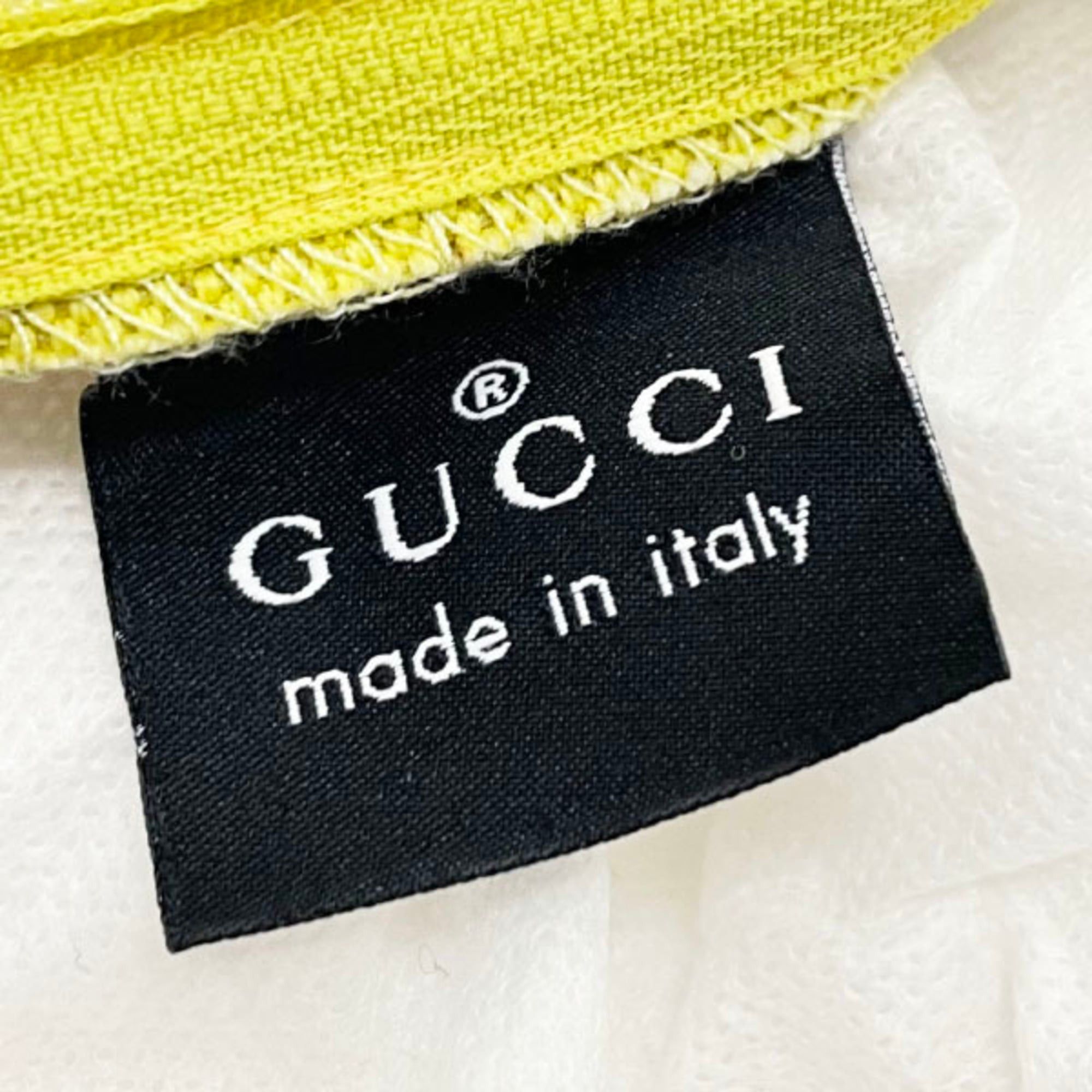 Gucci Gucci Flora Throw Pillow, Cotton and Linen, Multicolored Yellow, GUCCI Flower Mini Cushion, Pillow AA-16632 Size ONE SIZE - 5 Thumbnail