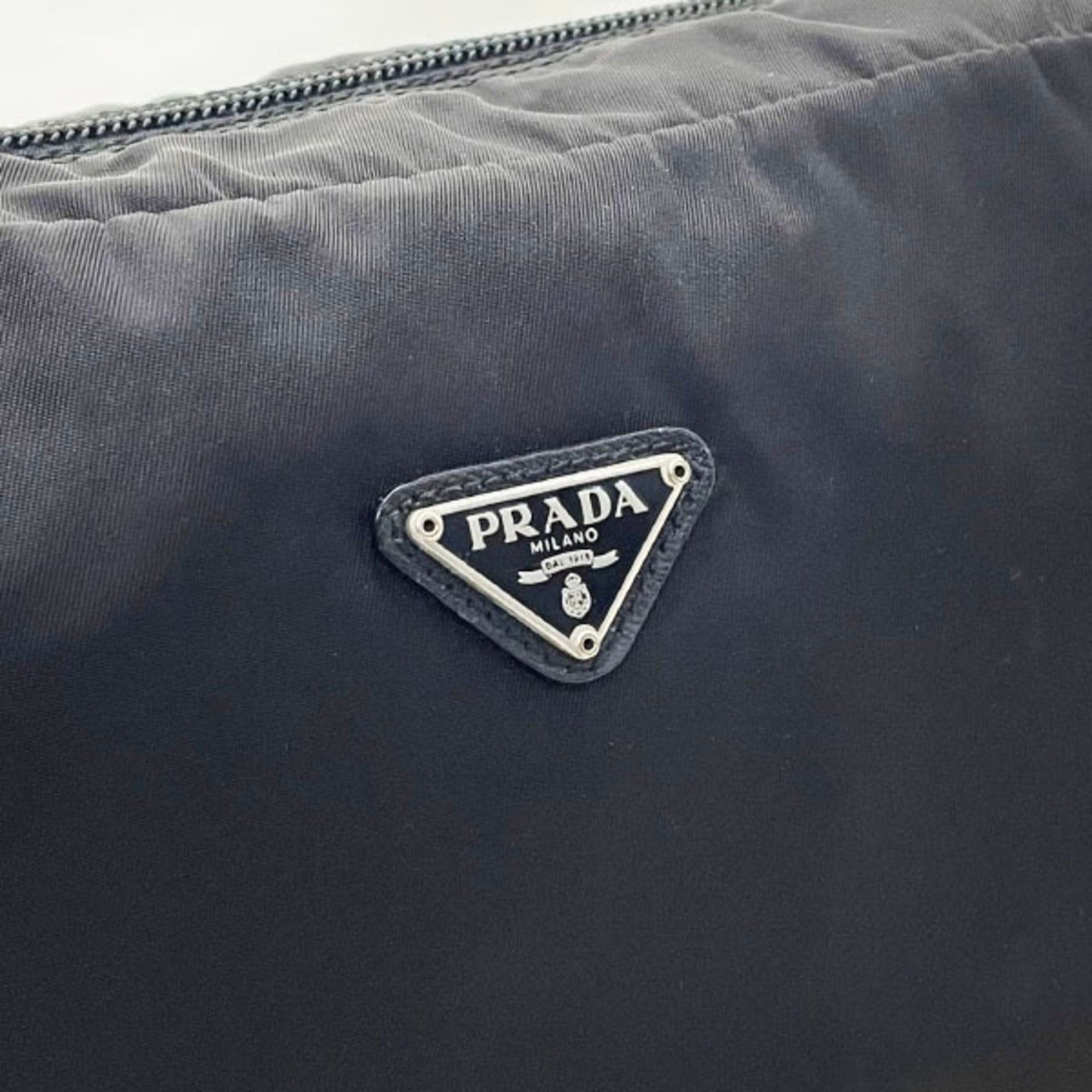 Prada Prada Triangle Pouch in Black Nylon, PRADA Plate Pouch, Tick Multi-Pouch, Bag-in-Bag, NERO SS-16640 Size ONE SIZE - 5 Thumbnail