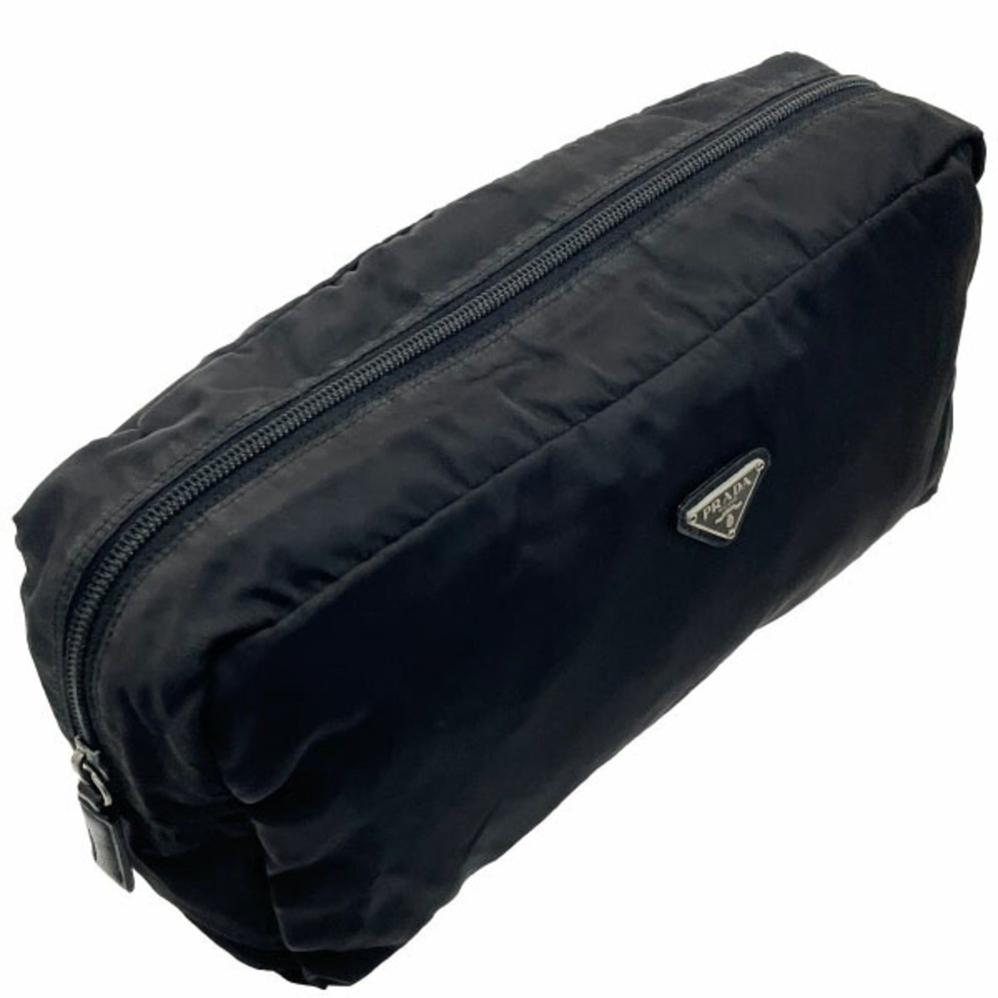 Prada Prada Triangle Pouch in Black Nylon, PRADA Plate Pouch, Tick Multi-Pouch, Bag-in-Bag, NERO SS-16640 Size ONE SIZE - 4 Thumbnail