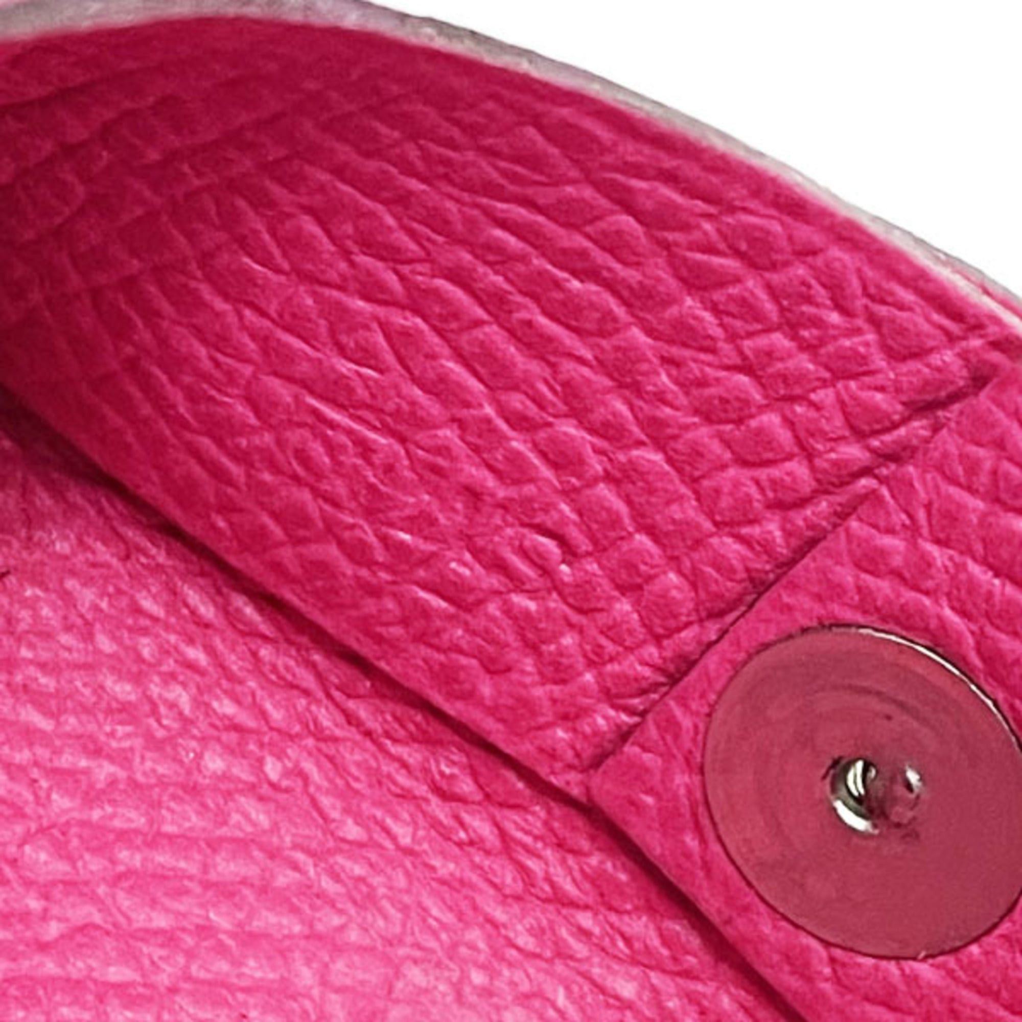 Hermes Hermès Bastia Coin Case, Pink Leather, HERMES Purse, HWN-16325 Size ONE SIZE - 6 Thumbnail