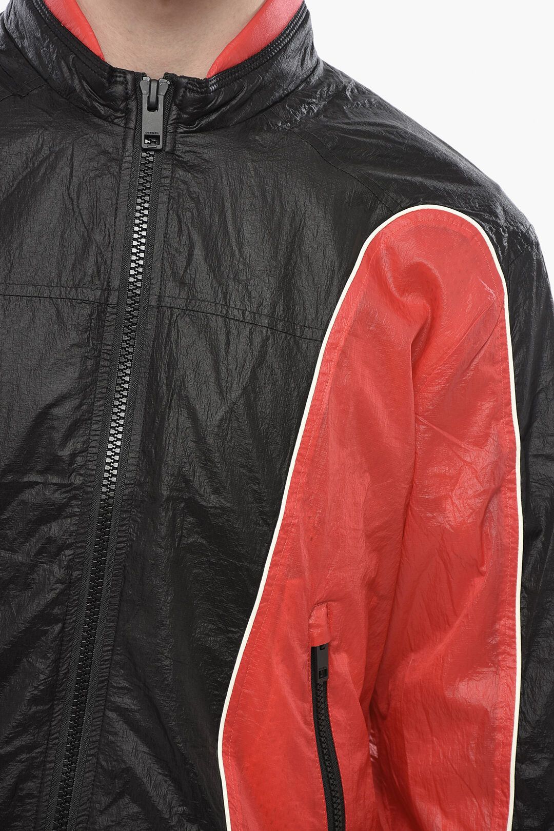 Diesel Nylon Jacket J-BLINKID-A with Contrast Details Size US L / EU 52-54 / 3 - 3 Thumbnail