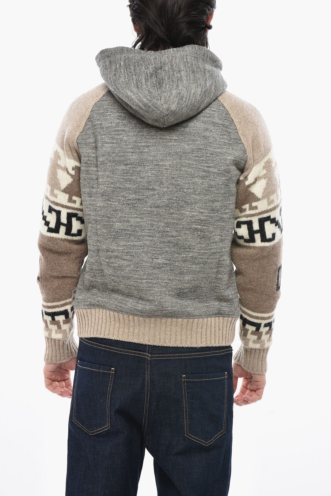 Dsquared2 Two-Tone Zip-Up Hoodie Size US S / EU 44-46 / 1 - 2 Thumbnail
