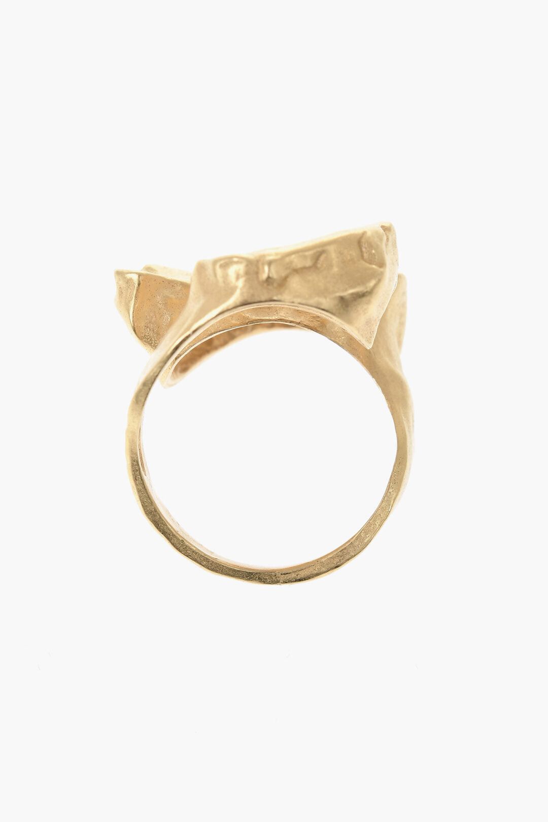 Dsquared2 Gold-Effect Metal Signet Ring Size ONE SIZE - 3 Thumbnail