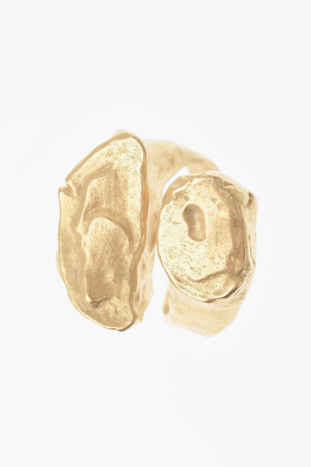 Dsquared2 Gold-Effect Metal Signet Ring Size ONE SIZE - 2 Thumbnail