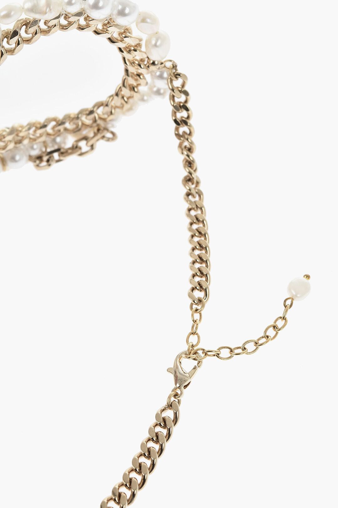 Dsquared2 Brass Choker with Pearls and Shells Size ONE SIZE - 4 Thumbnail