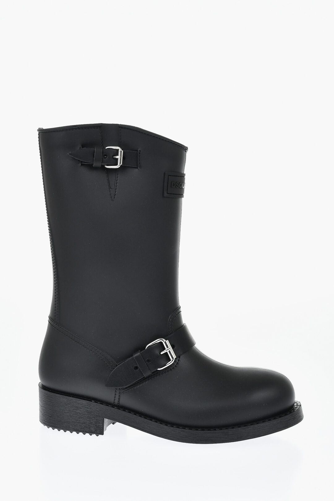 Dsquared2 Solid Color Biker Ankle Boots with Double Buckle Size US 9 / IT 39 - 3 Thumbnail