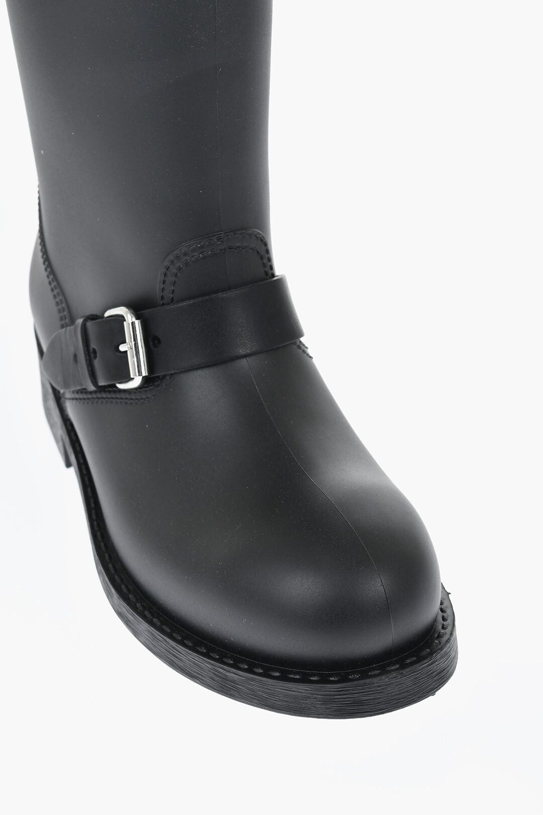 Dsquared2 Solid Color Biker Ankle Boots with Double Buckle Size US 10 / IT 40 - 4 Thumbnail