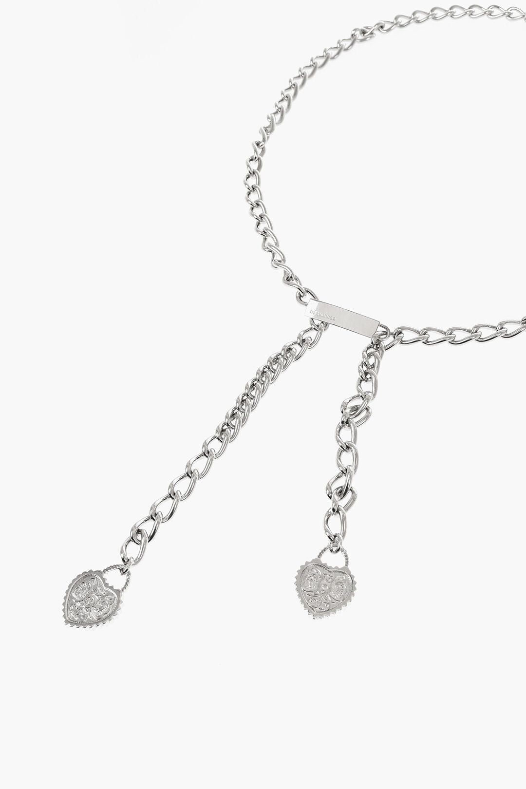 Dsquared2 Chain Belt with Heart-Shaped Pendant Size ONE SIZE - 3 Thumbnail
