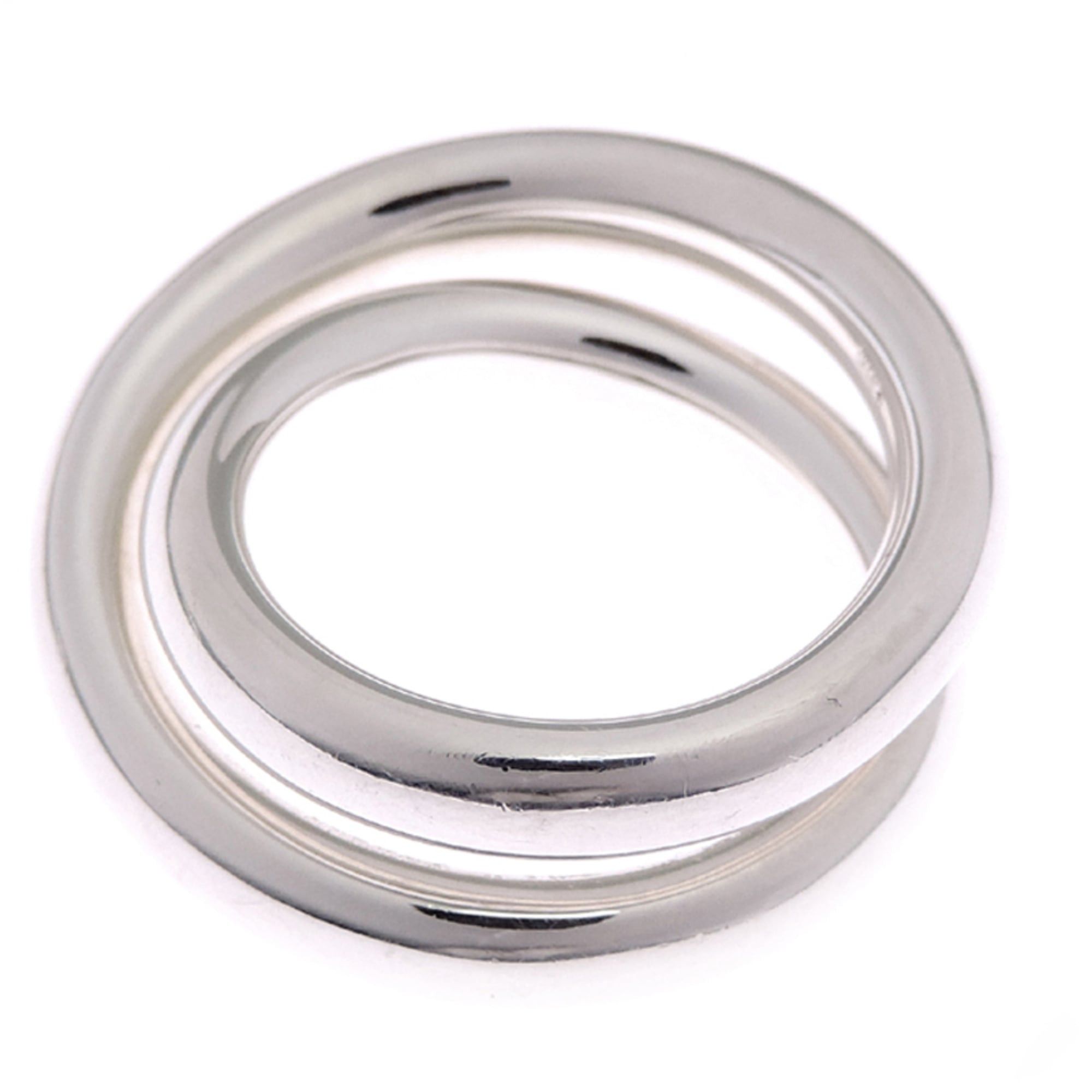 Hermes Hermes Hermès Vertige #54 SV925 Men's Ring H104261B Silver 925 Size ONE SIZE - 3 Thumbnail