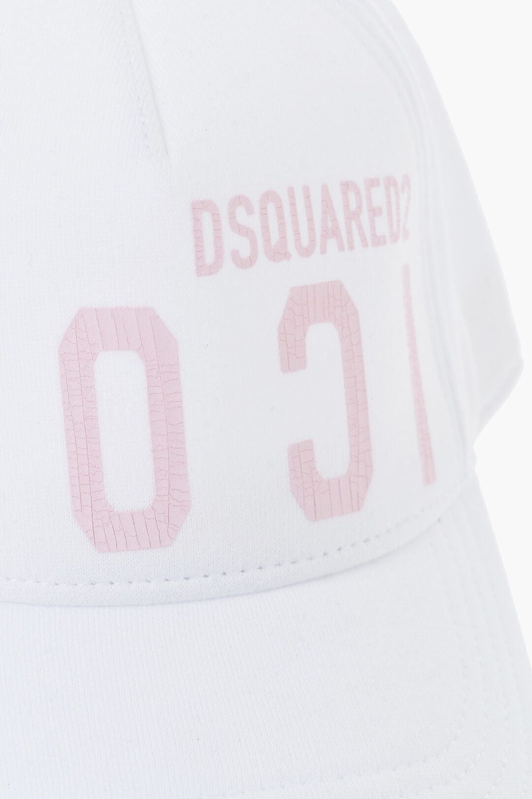 Dsquared2 ICON Solid Color Baseball Cap with Cracked Print Size ONE SIZE - 3 Thumbnail