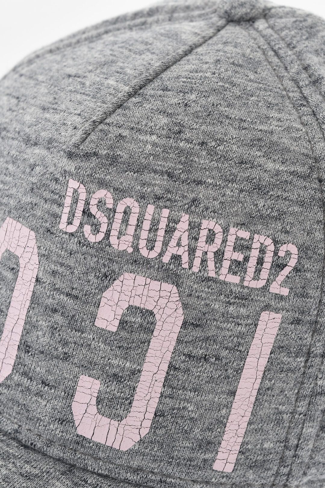 Dsquared2 ICON Solid-Color Baseball Cap with Cracked Print Size ONE SIZE - 2 Thumbnail