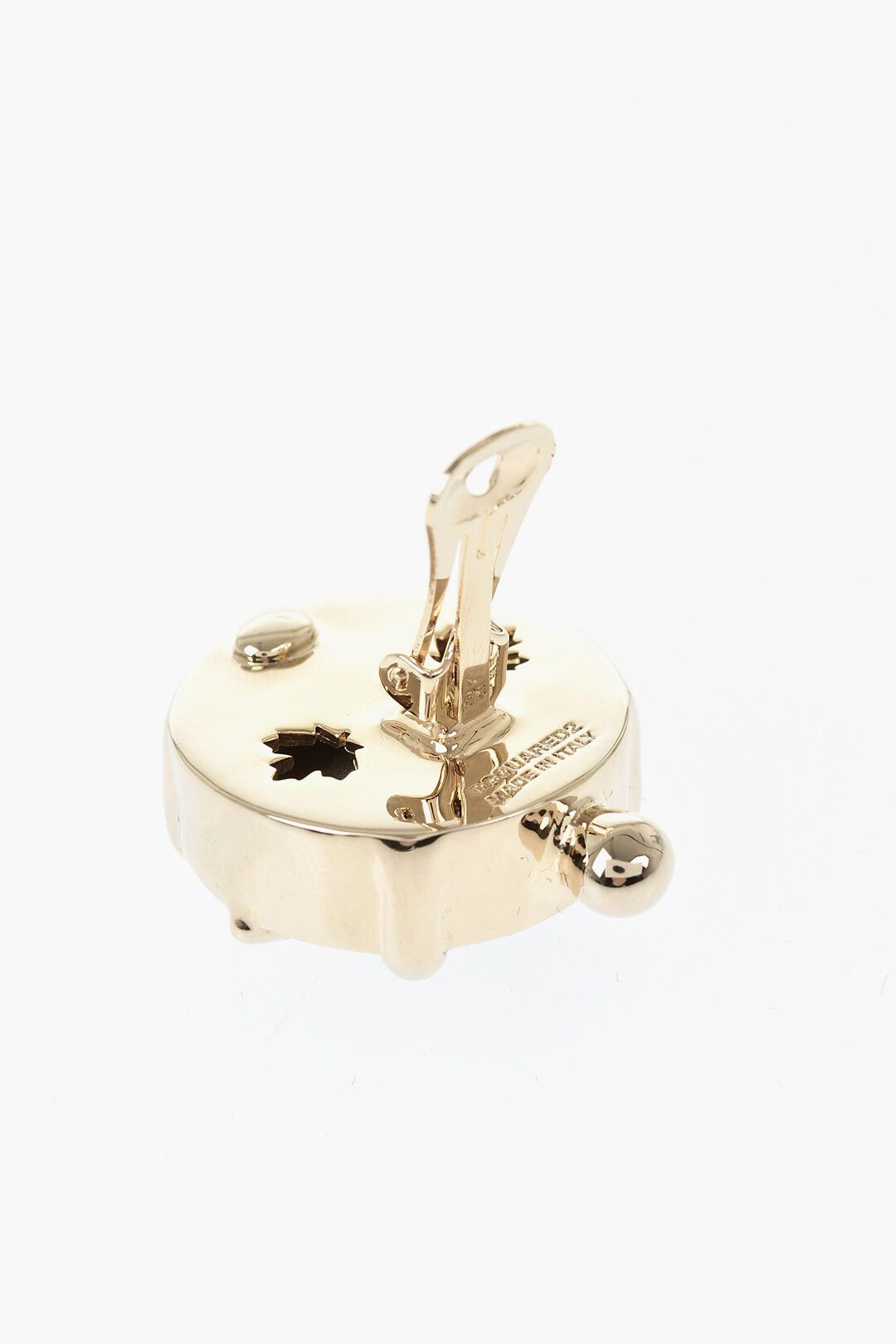 Dsquared2 Metal Clip-On Earrings With Set Crystals Size ONE SIZE - 3 Thumbnail