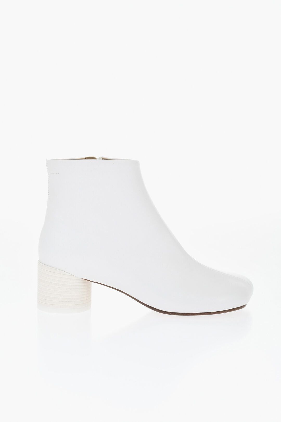 Maison Margiela MM6 Leather Ankle Boots With 5cm Internal Zip Size US 5 / IT 35 - 3 Thumbnail