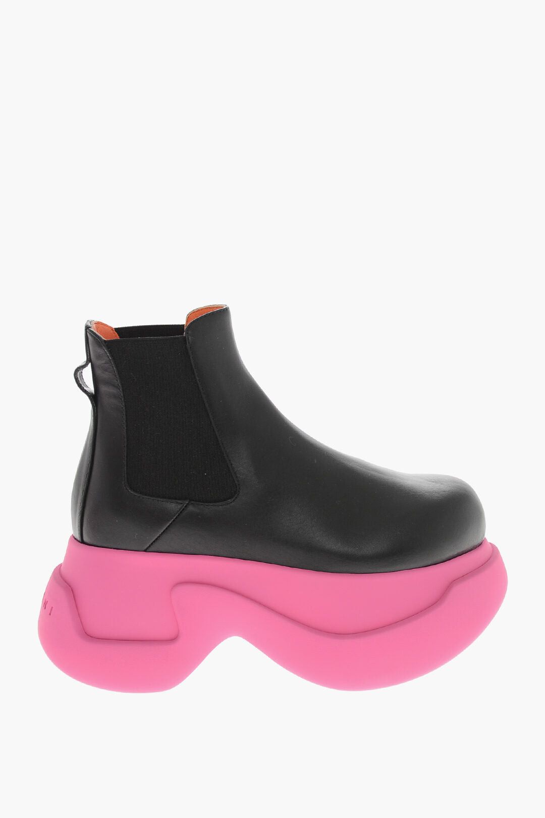 Marni Leather Chelsea Boots with 8cm Chunky Sole Size US 10 / IT 40 - 3 Thumbnail